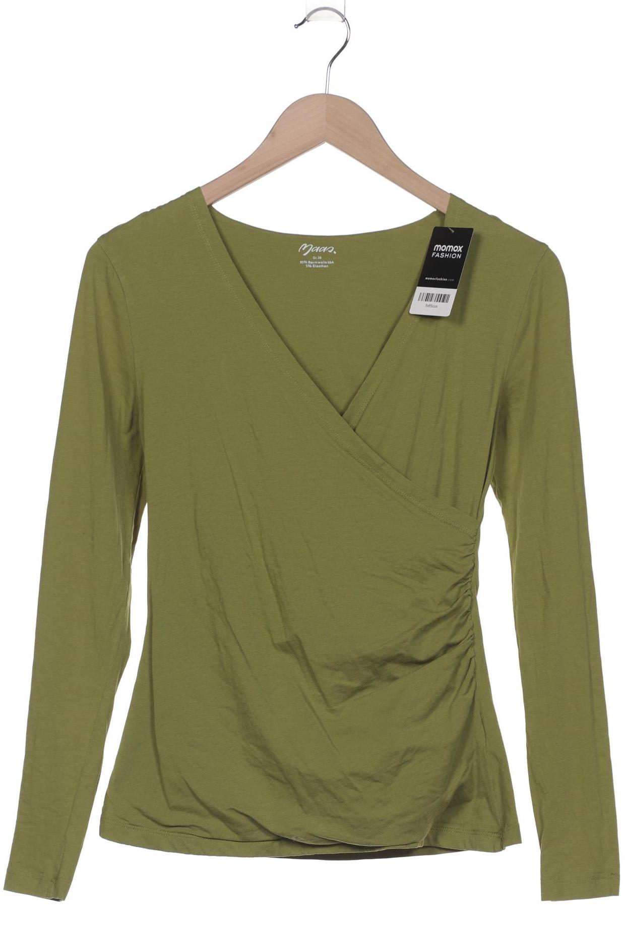 

Maas Damen Langarmshirt, grün, Gr. 36