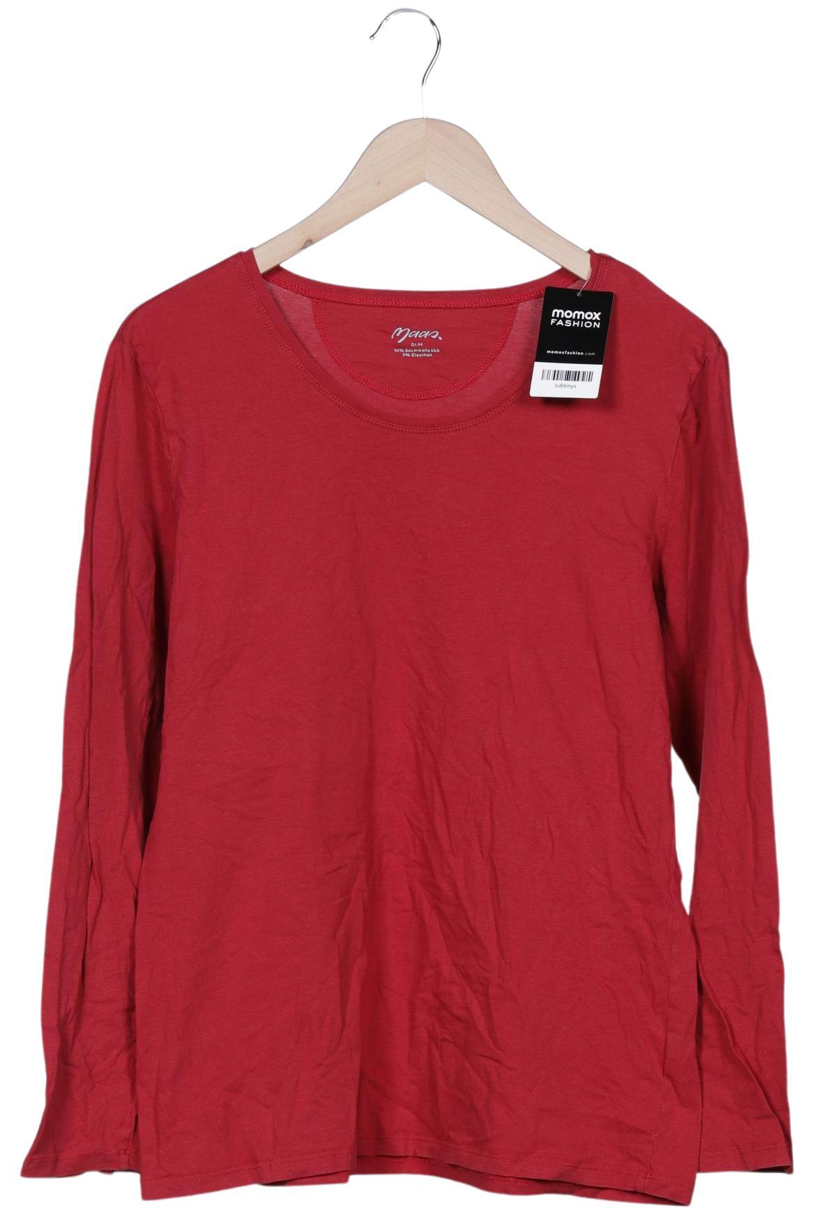 

Maas Damen Langarmshirt, rot, Gr. 44
