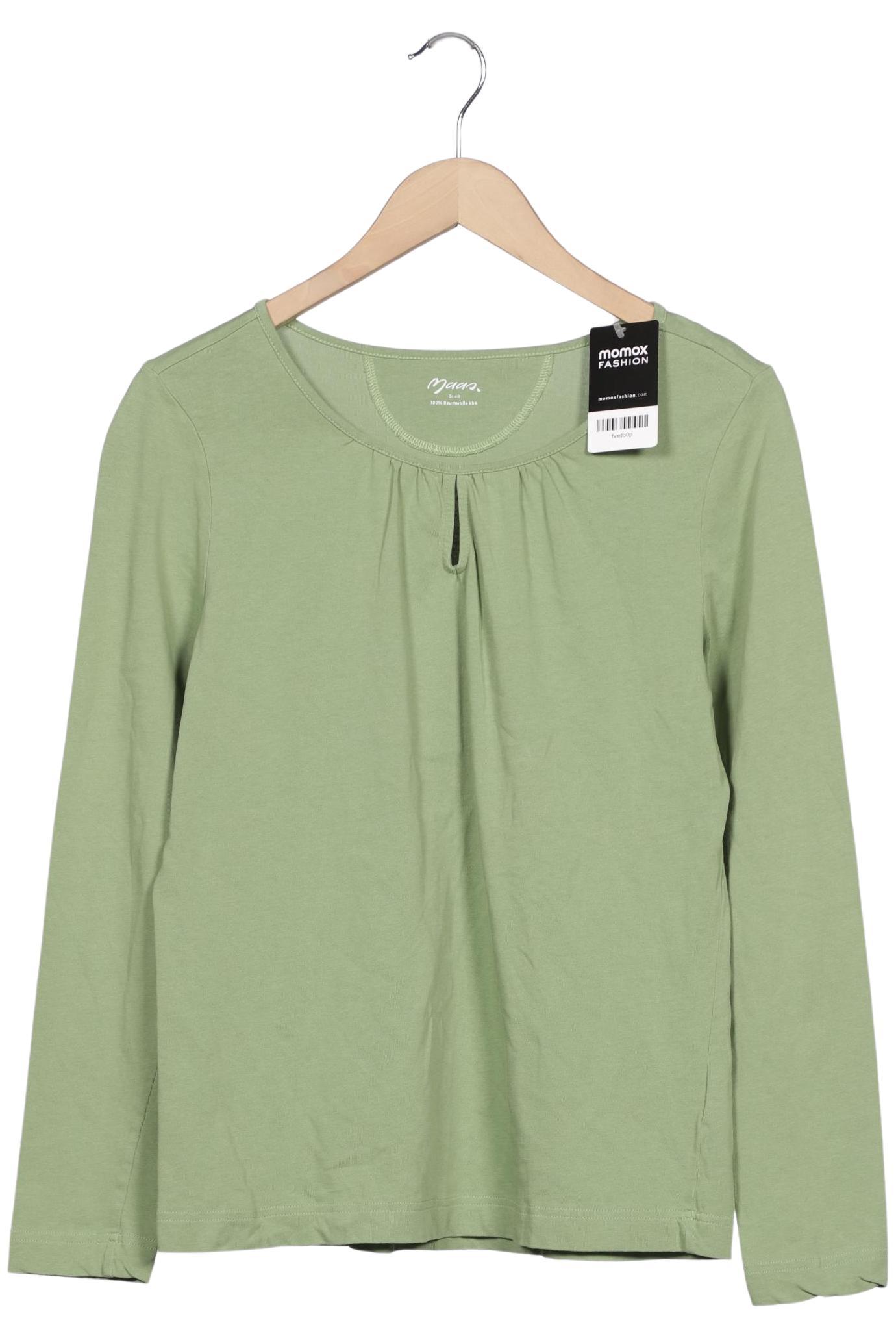 

Maas Damen Langarmshirt, hellgrün, Gr. 40