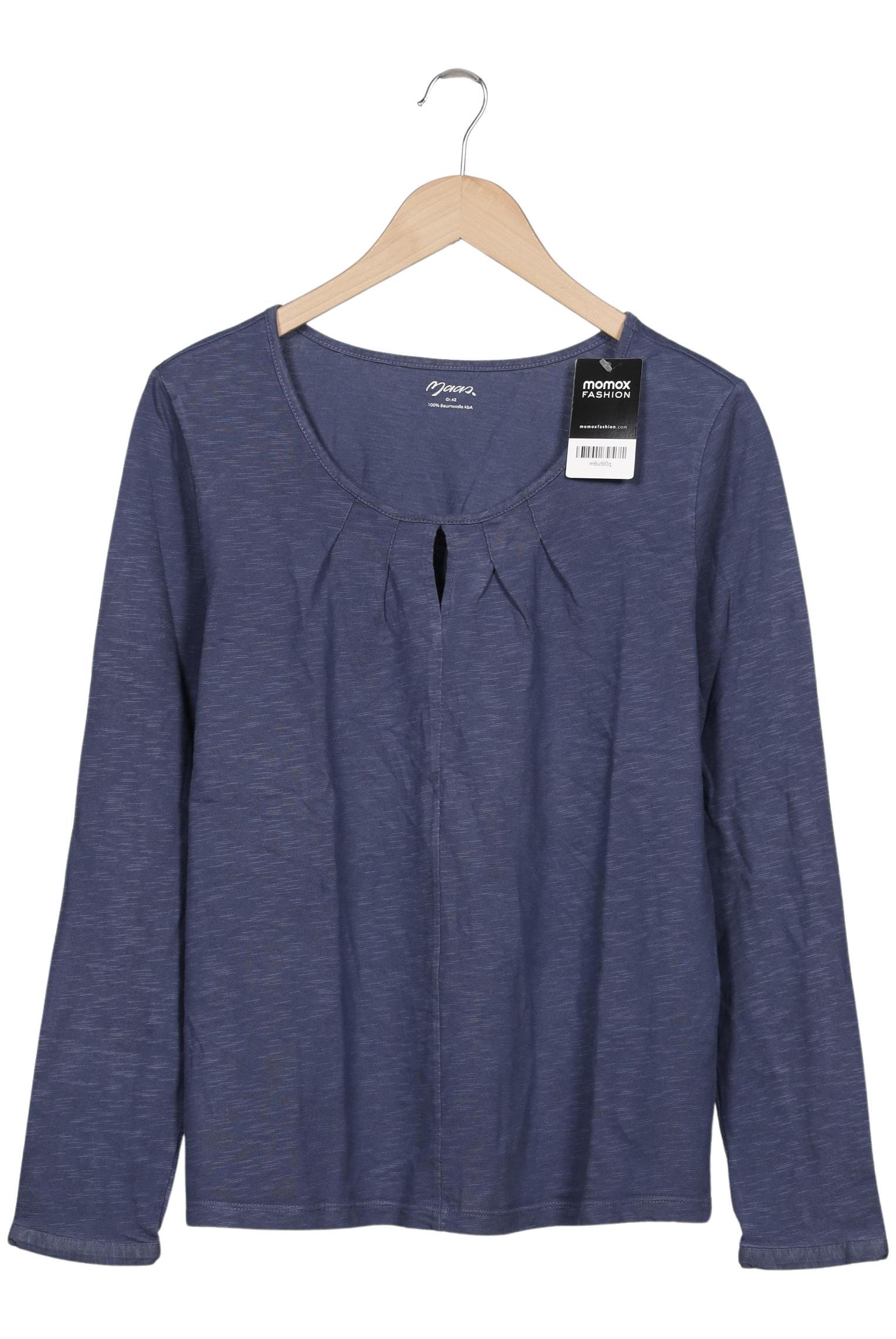 

Maas Damen Langarmshirt, marineblau, Gr. 42