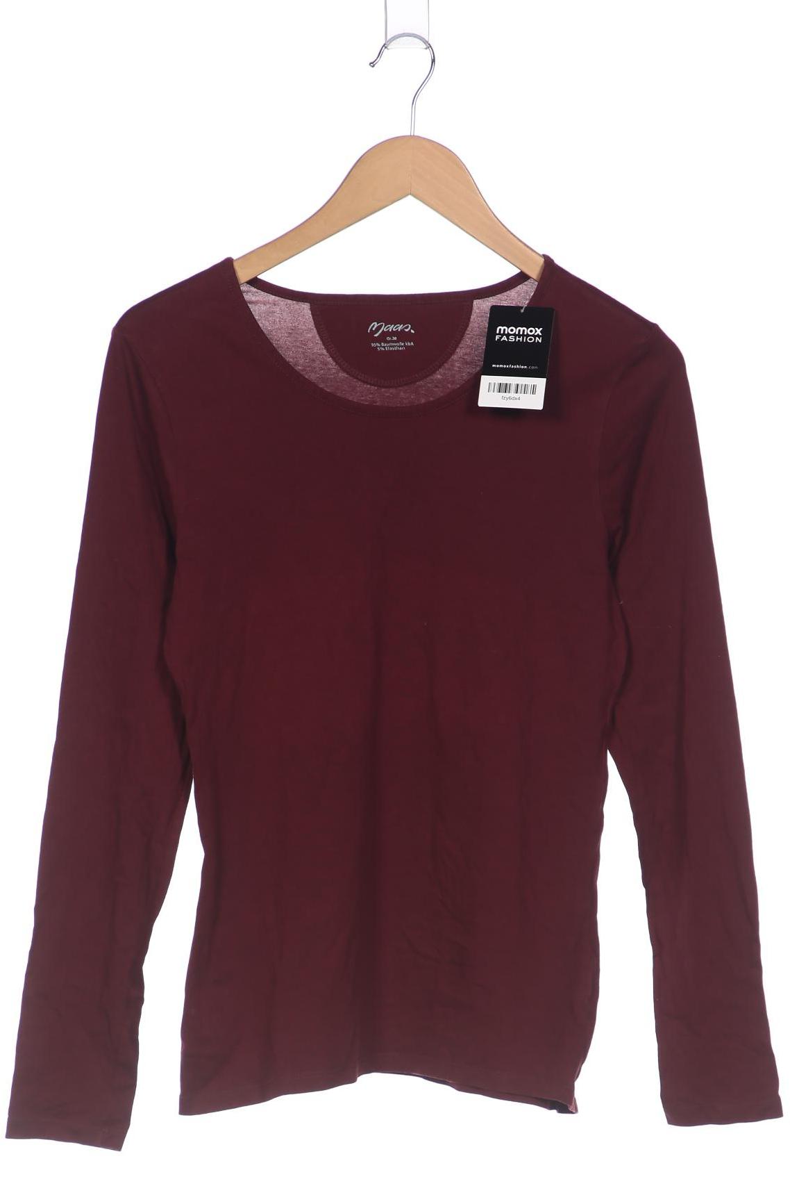 

Maas Damen Langarmshirt, bordeaux, Gr. 38