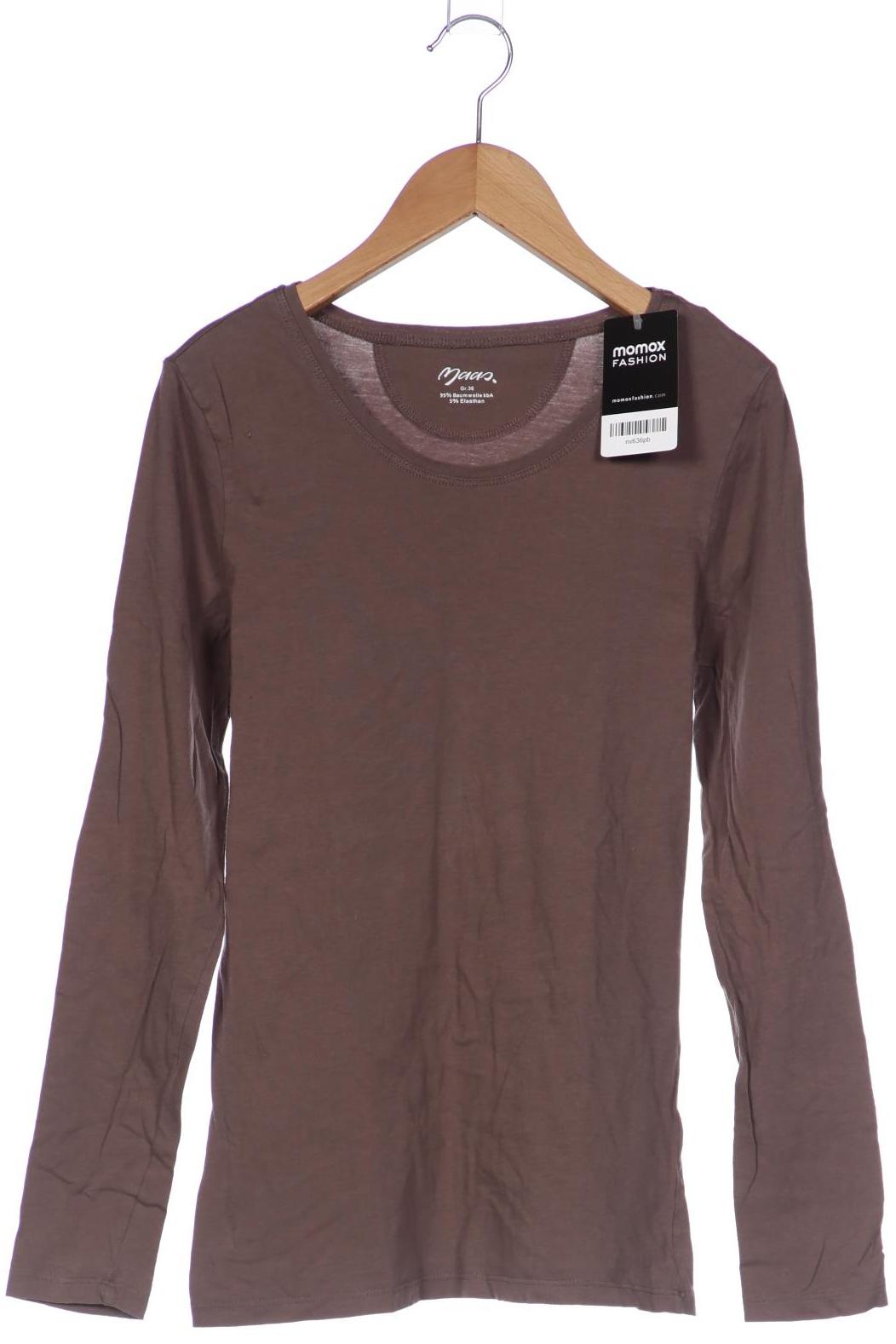 

Maas Damen Langarmshirt, braun, Gr. 36