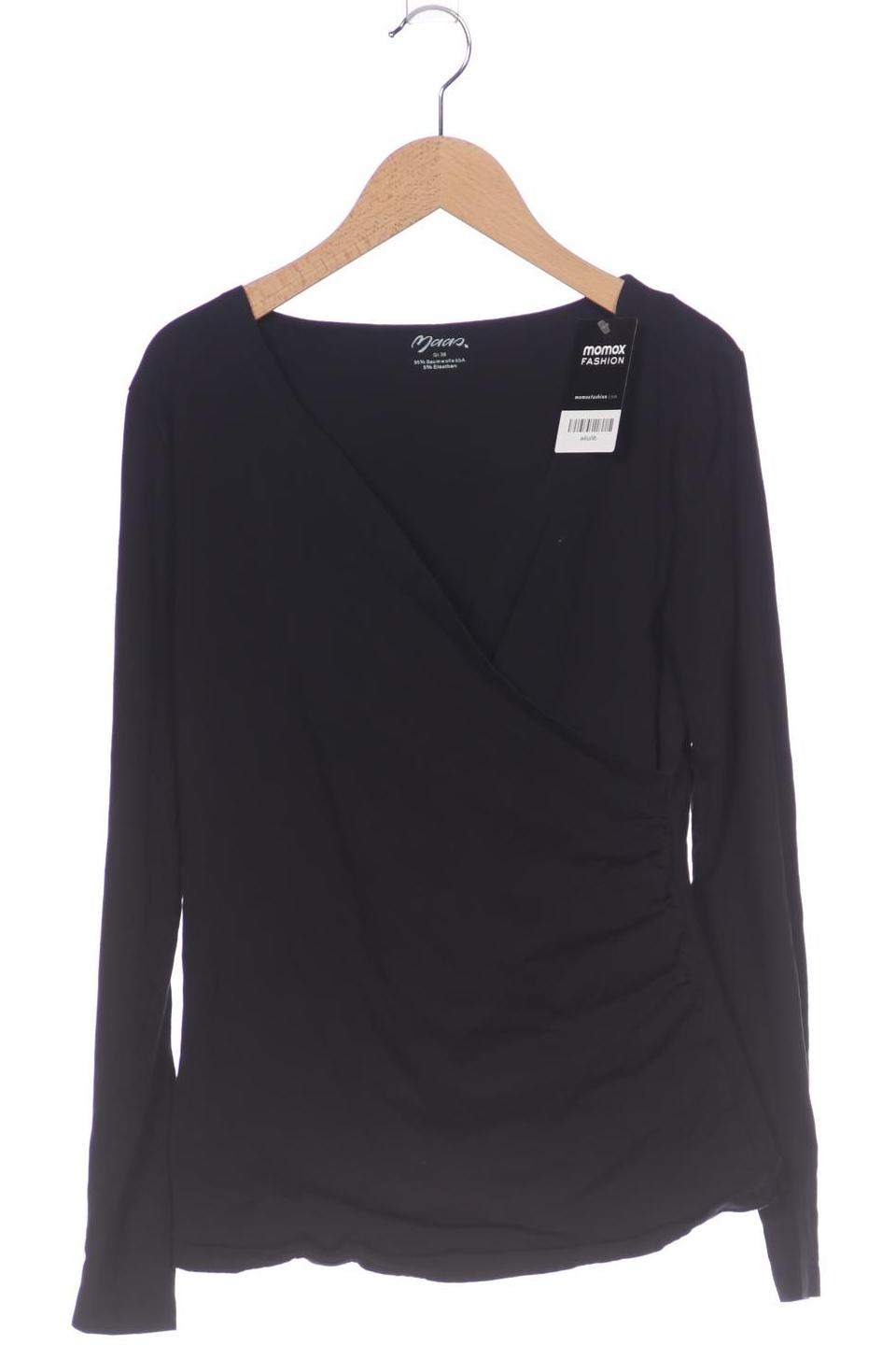

Maas Damen Langarmshirt, schwarz, Gr. 38