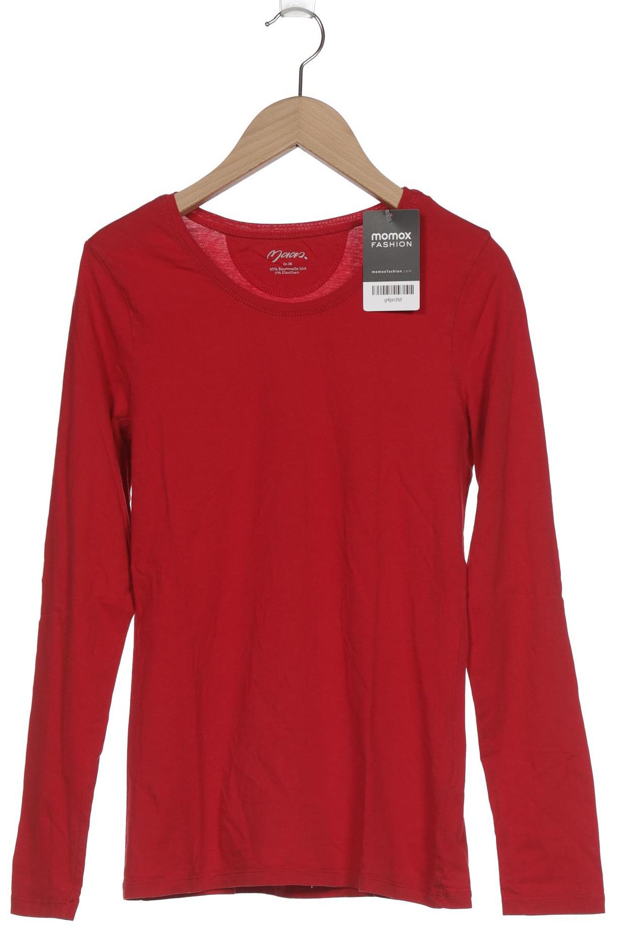 

Maas Damen Langarmshirt, rot, Gr. 36