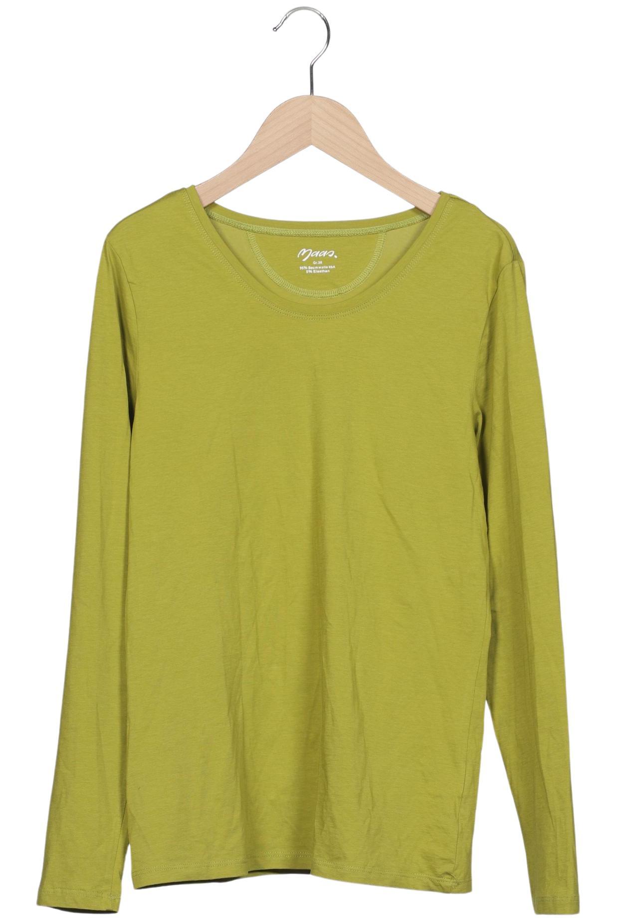 

Maas Damen Langarmshirt, hellgrün, Gr. 38