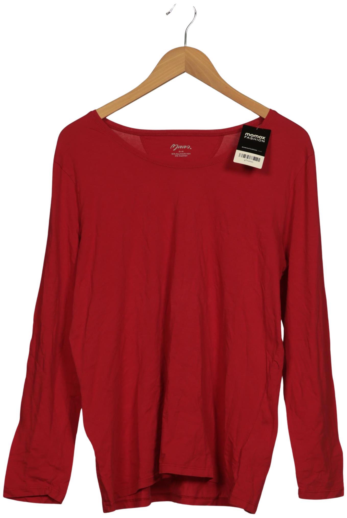 

Maas Damen Langarmshirt, rot, Gr. 46