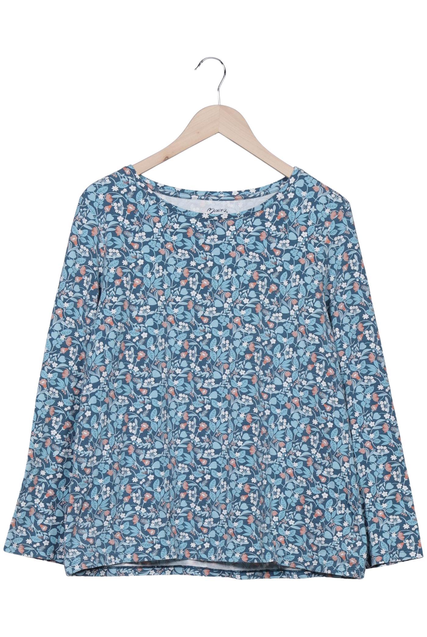 Thumbnail - Maas Damen Langarmshirt, blau, Gr. 46