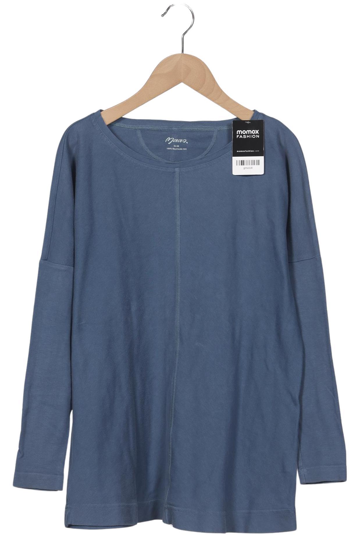 

Maas Damen Langarmshirt, blau, Gr. 36