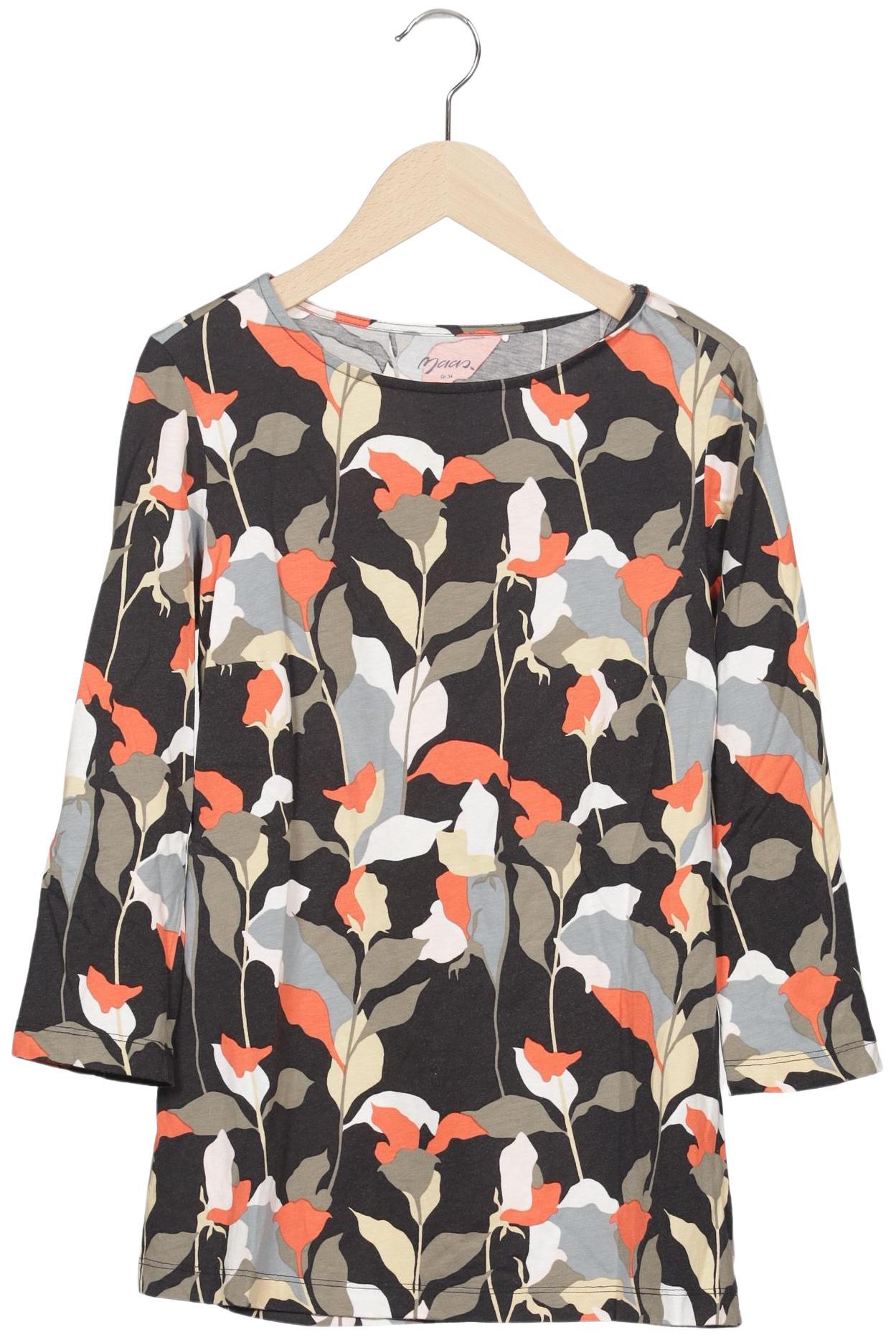 

Maas Damen Langarmshirt, mehrfarbig, Gr. 34