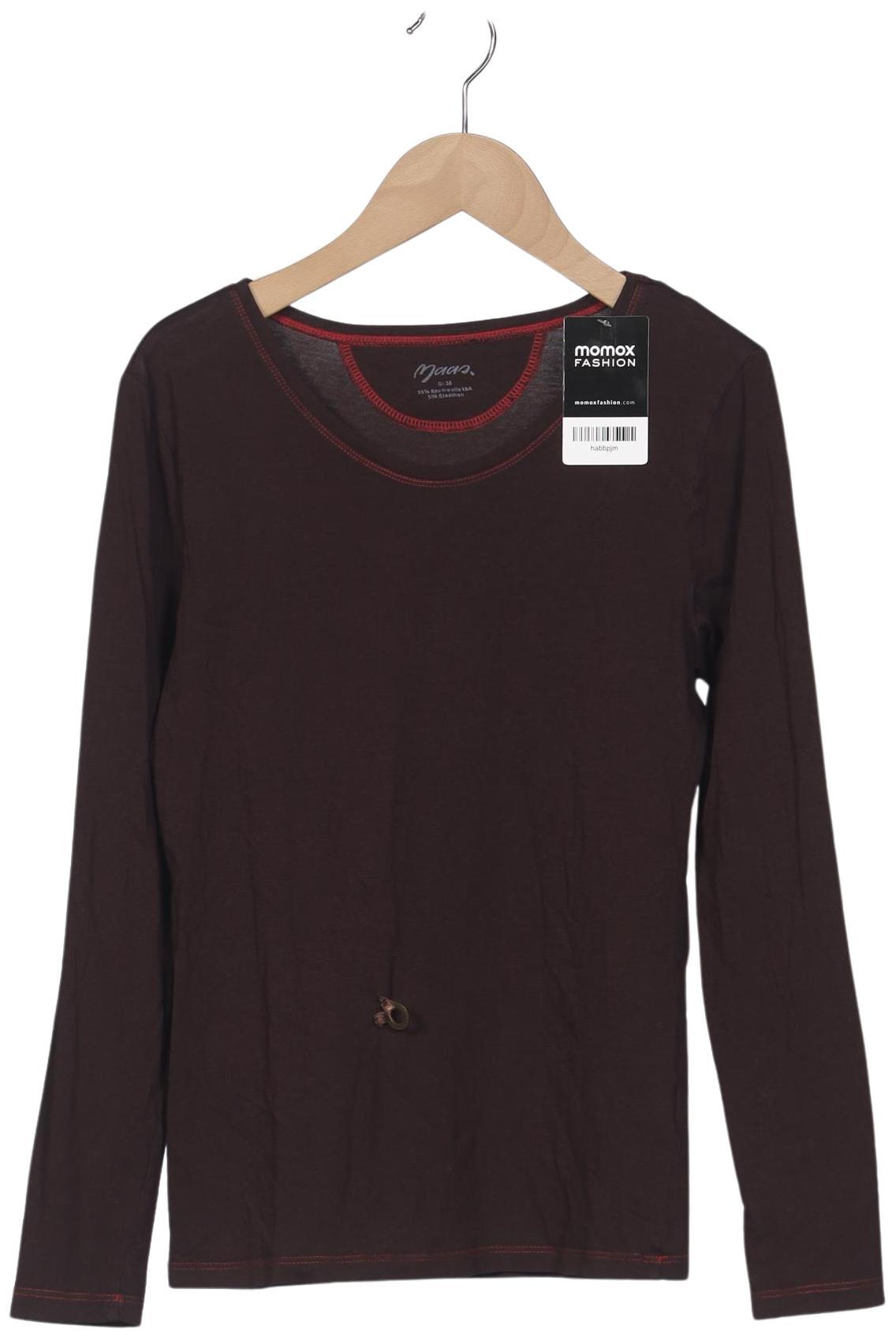 

Maas Damen Langarmshirt, braun, Gr. 38