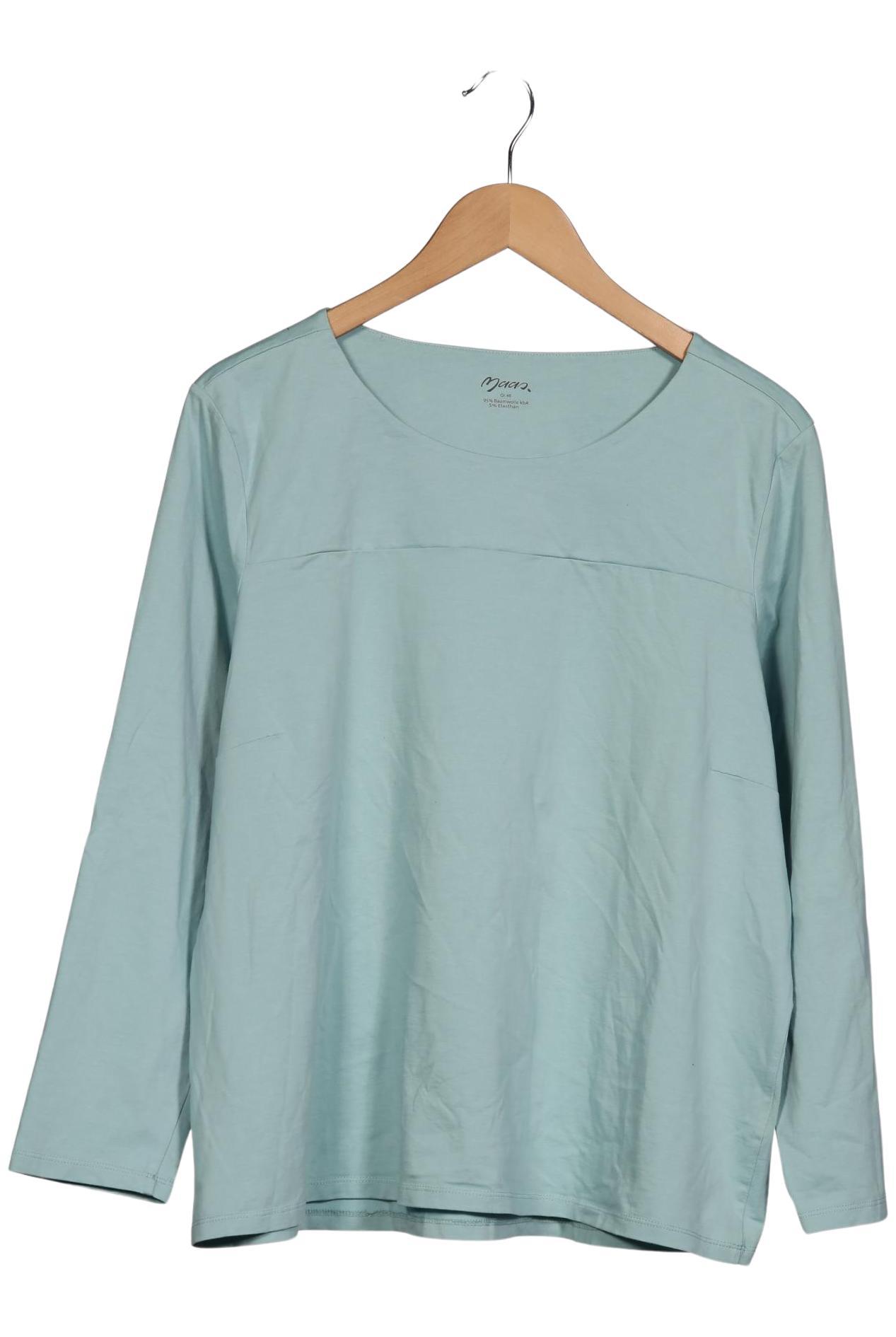 

Maas Damen Langarmshirt, blau, Gr. 46