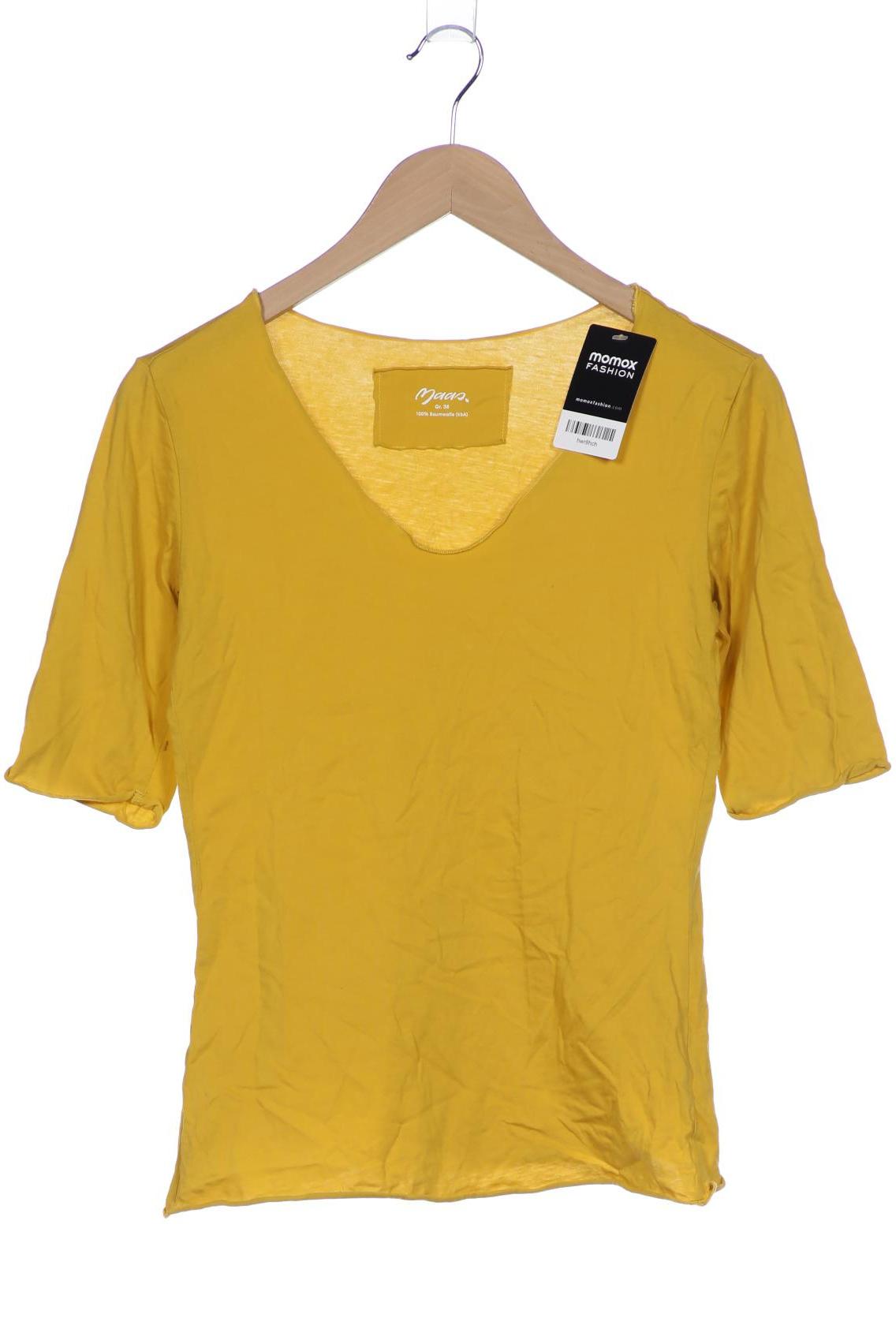 

Maas Damen Langarmshirt, gelb, Gr. 36