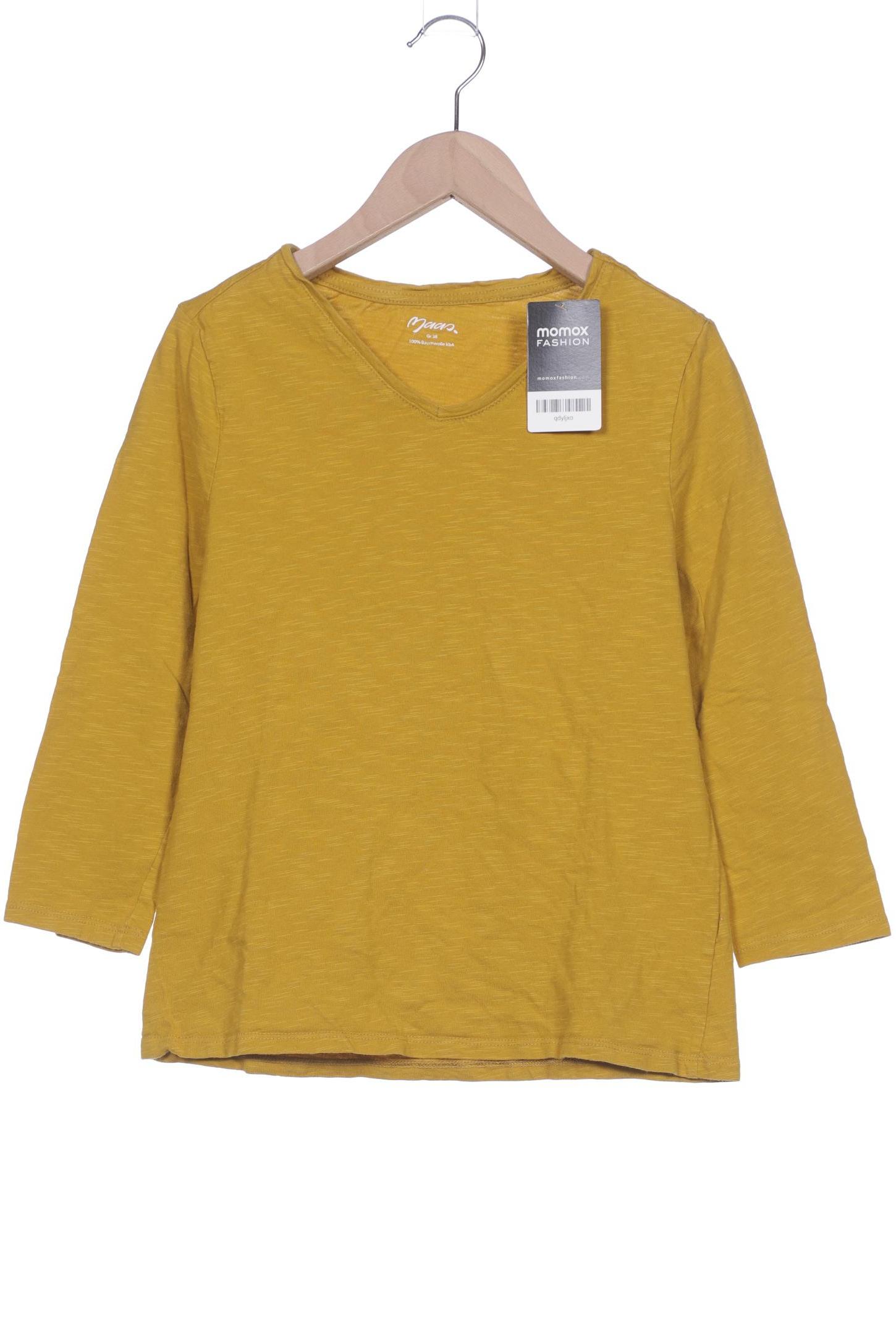 

Maas Damen Langarmshirt, gelb, Gr. 36