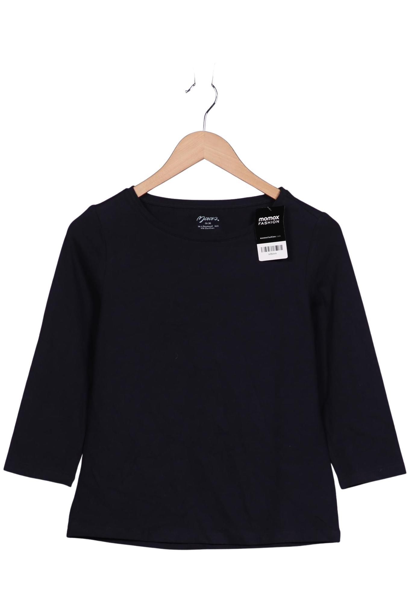 

Maas Damen Langarmshirt, marineblau, Gr. 36