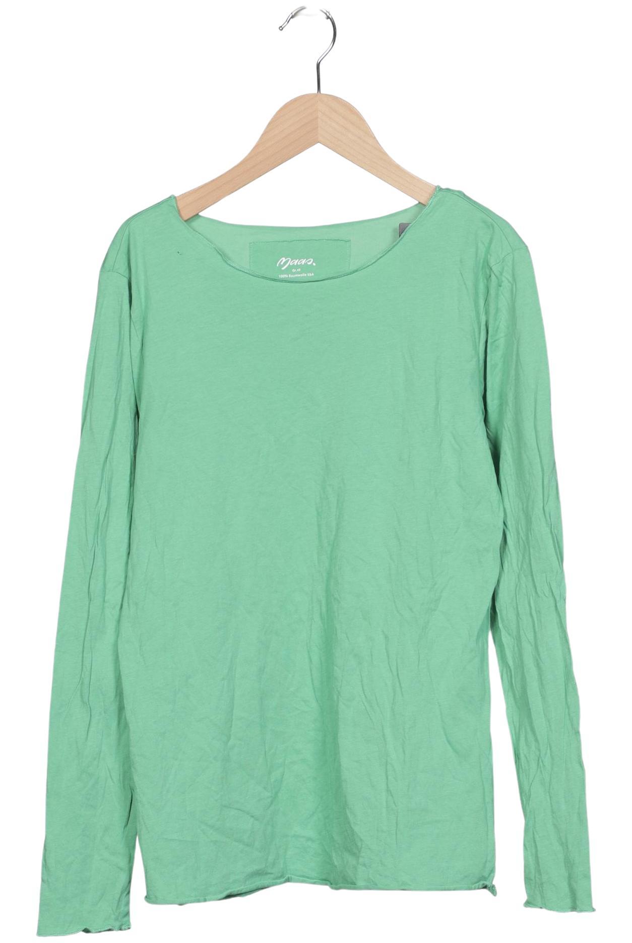 

Maas Damen Langarmshirt, hellgrün, Gr. 40