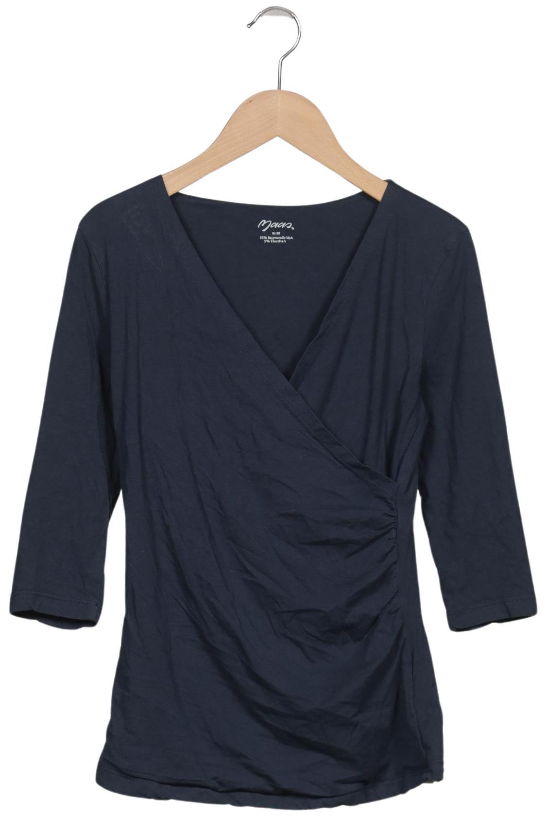 

Maas Damen Langarmshirt, marineblau, Gr. 36