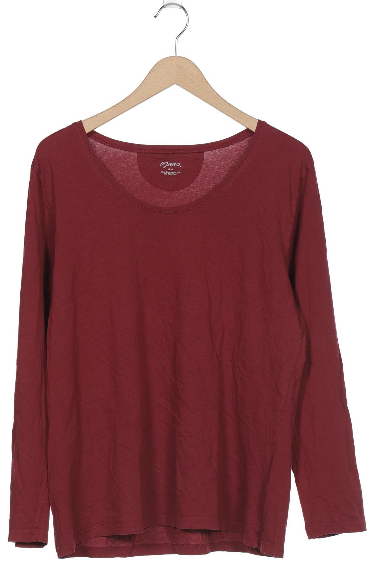 

Maas Damen Langarmshirt, bordeaux, Gr. 48