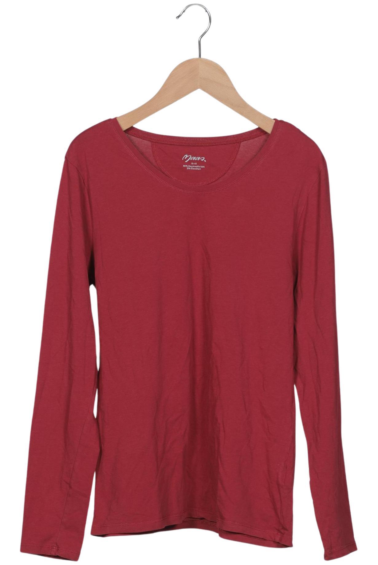 

Maas Damen Langarmshirt, rot, Gr. 42