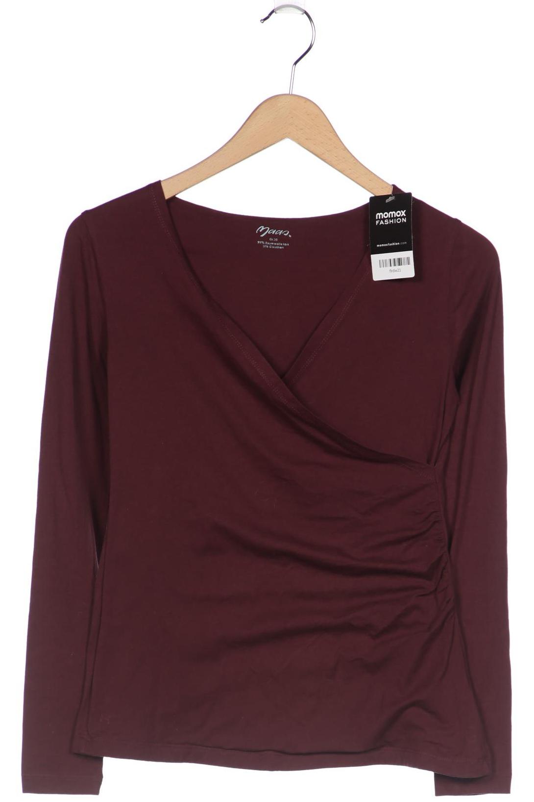 

Maas Damen Langarmshirt, bordeaux, Gr. 36