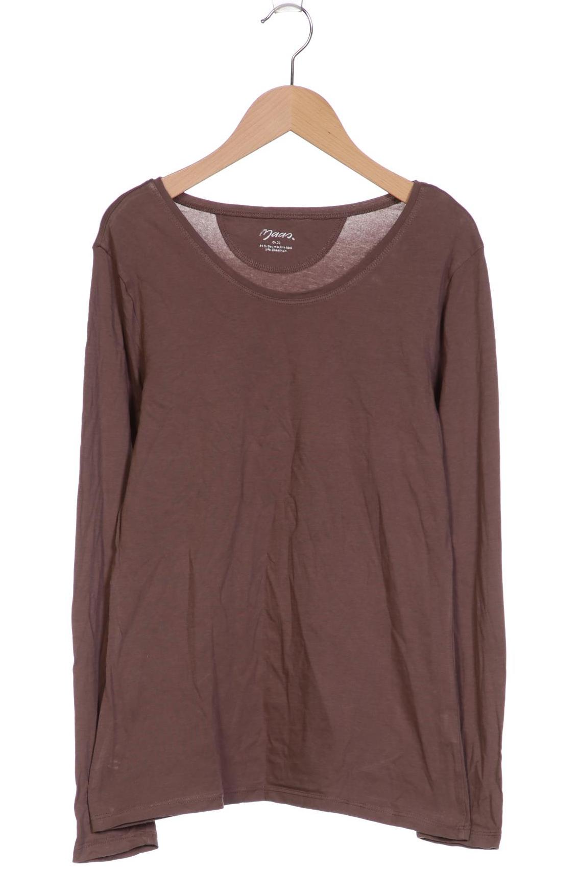 

Maas Damen Langarmshirt, braun, Gr. 38