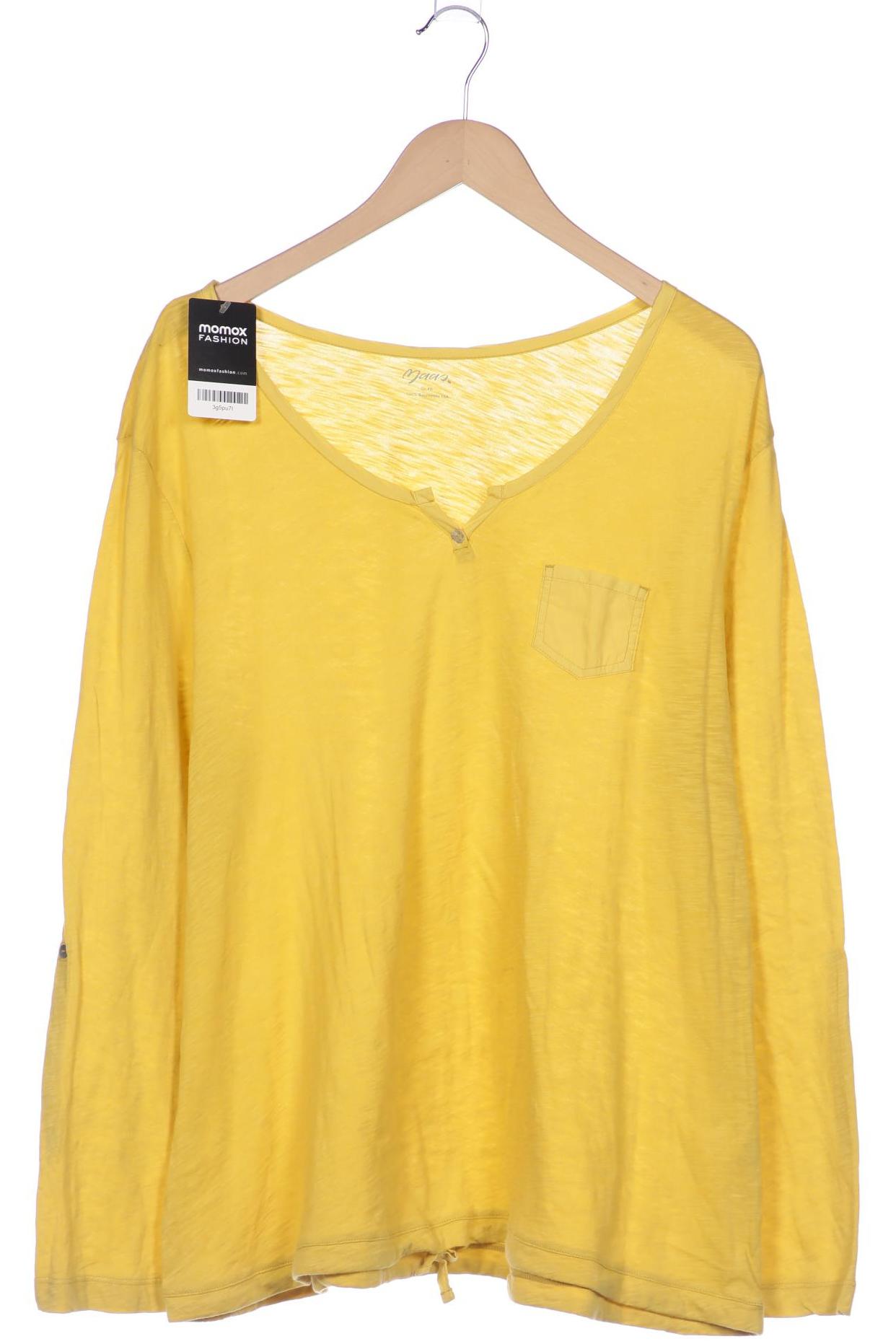 

Maas Damen Langarmshirt, gelb, Gr. 46