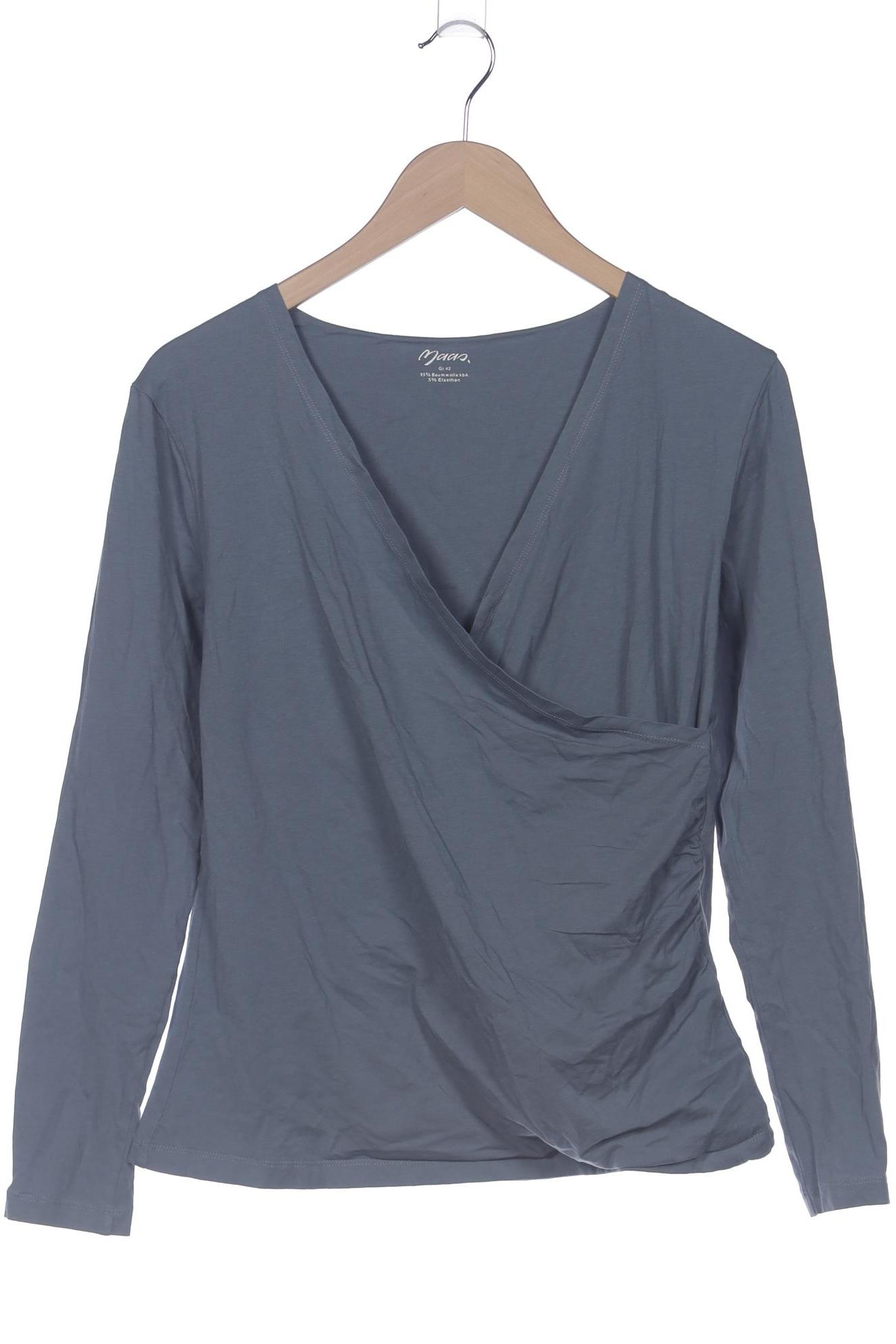 

Maas Damen Langarmshirt, blau, Gr. 42