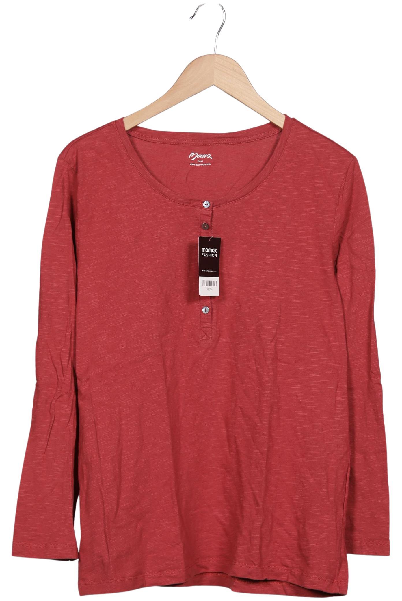 

Maas Damen Langarmshirt, rot, Gr. 46