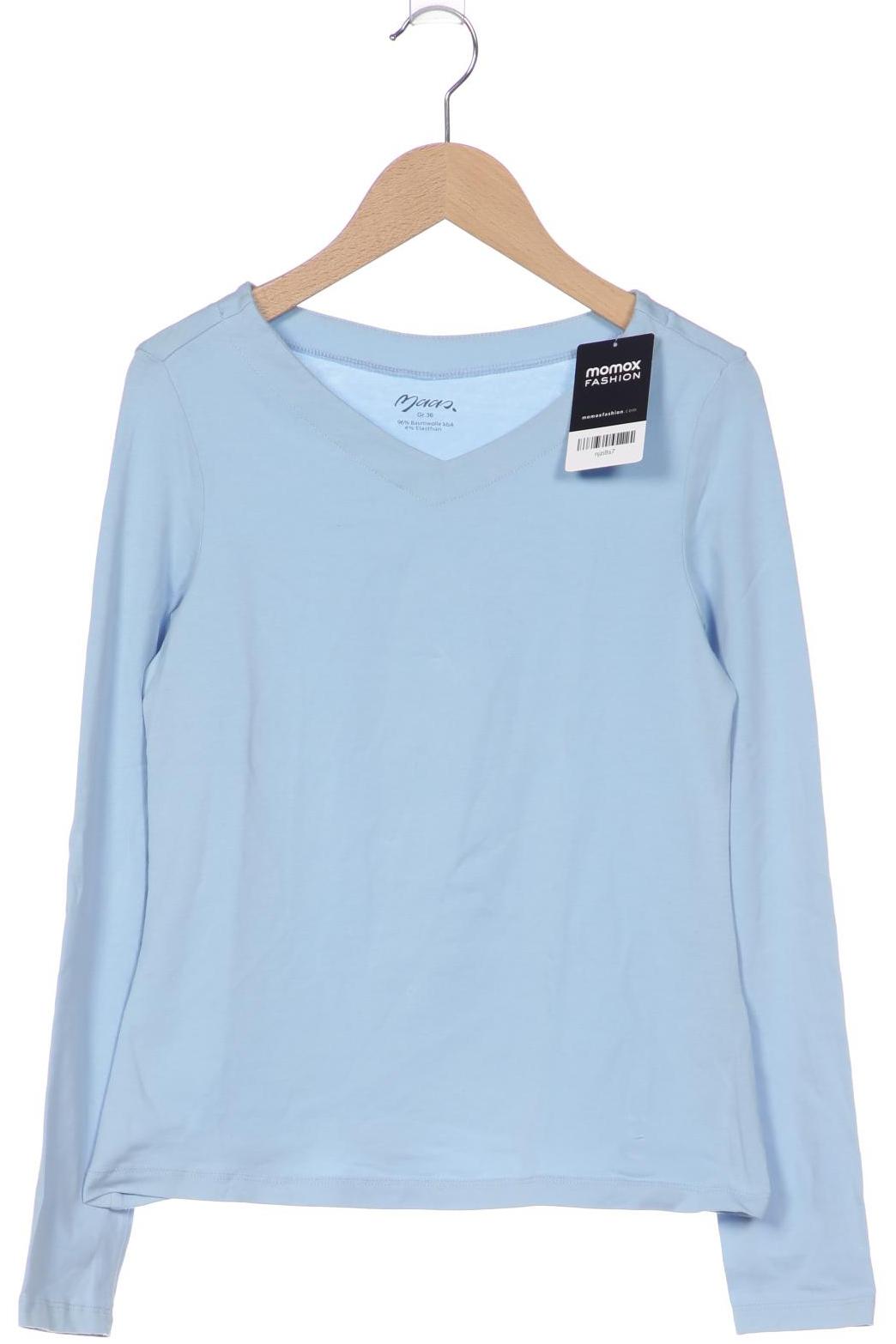 

Maas Damen Langarmshirt, hellblau, Gr. 36