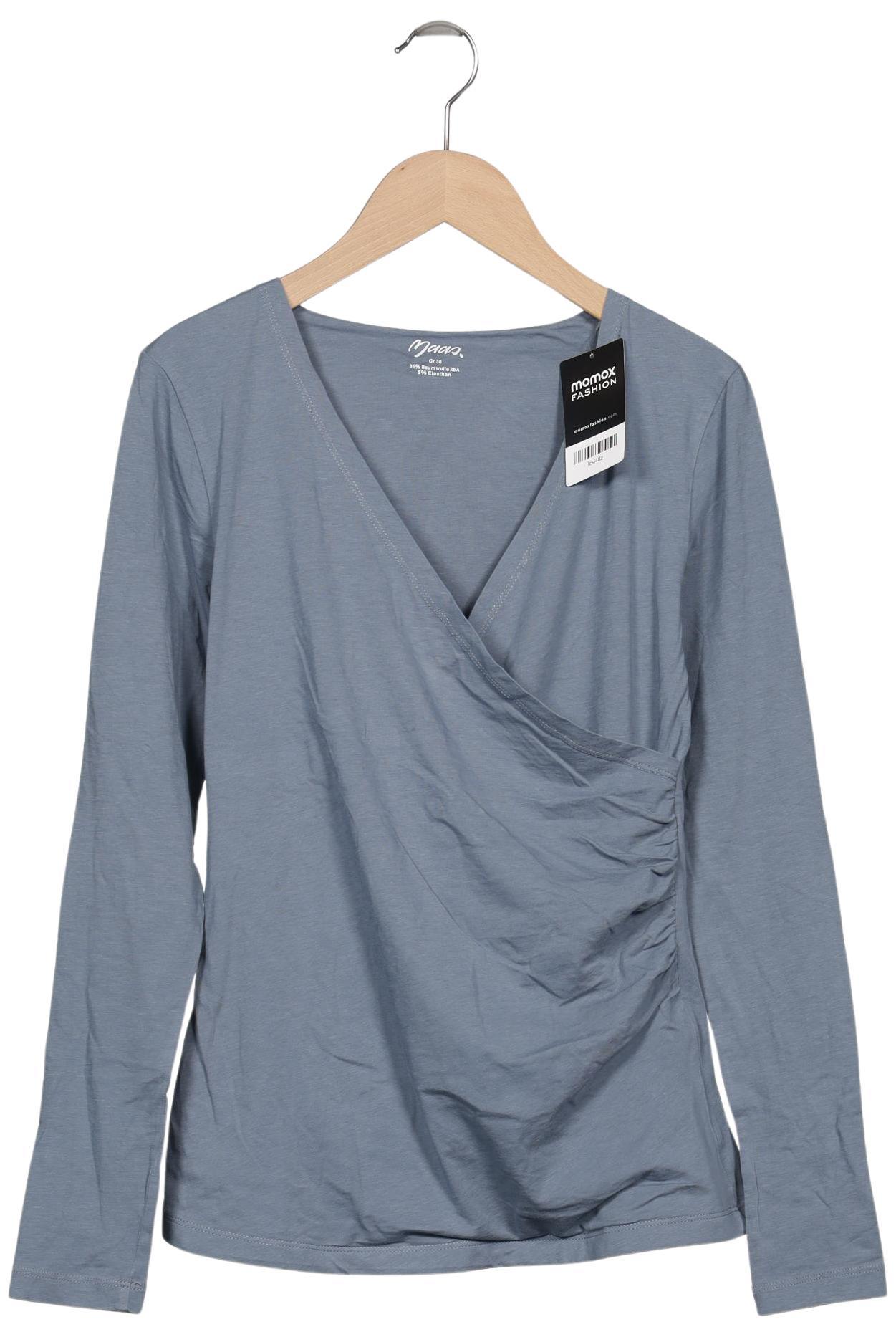 

Maas Damen Langarmshirt, blau, Gr. 36