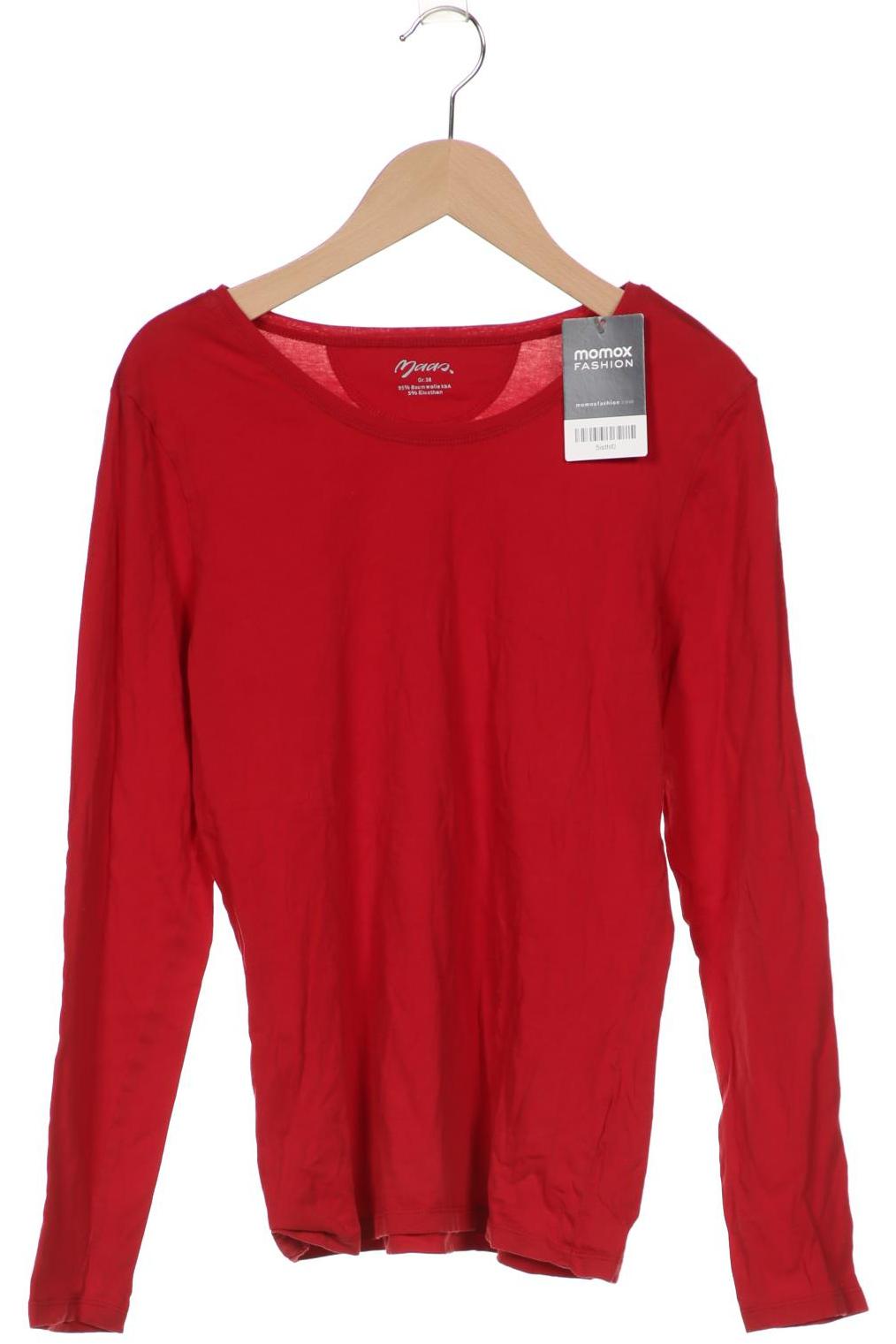 

Maas Damen Langarmshirt, rot, Gr. 38
