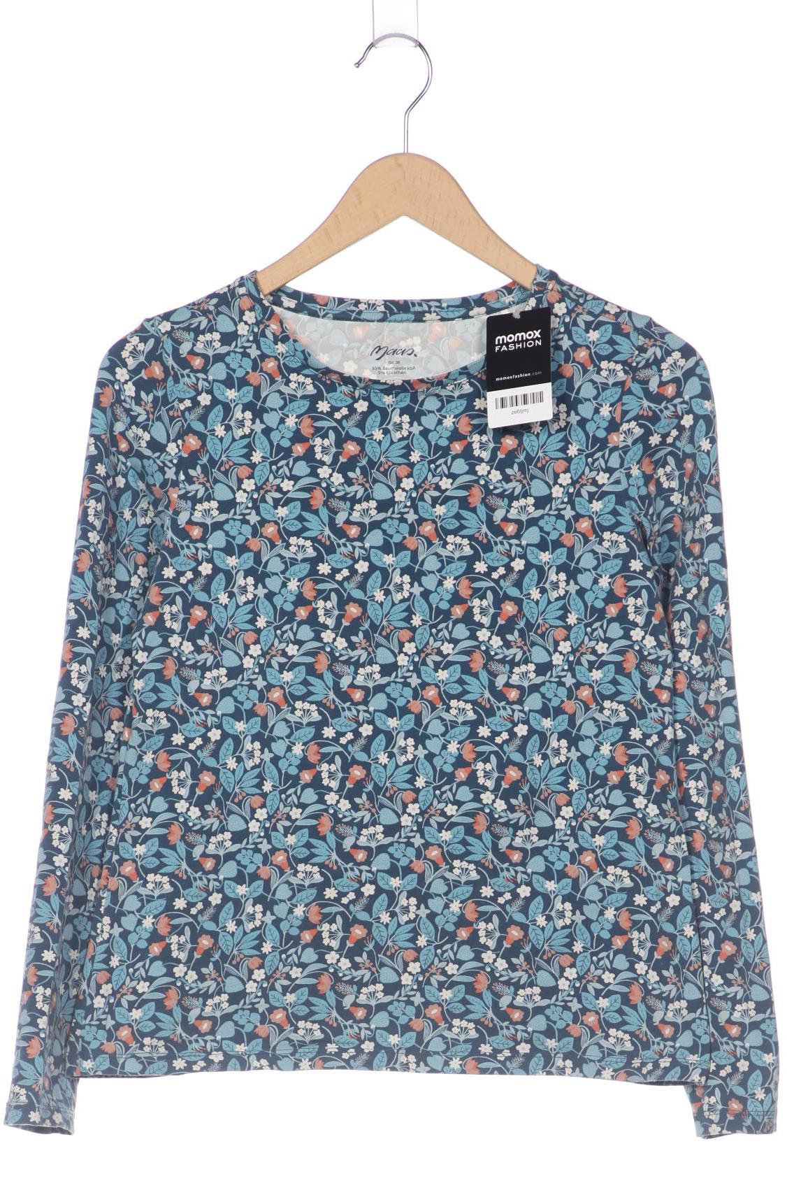 

Maas Damen Langarmshirt, blau, Gr. 36