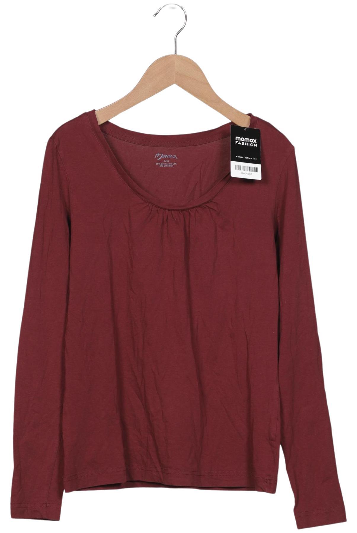 

Maas Damen Langarmshirt, bordeaux, Gr. 36