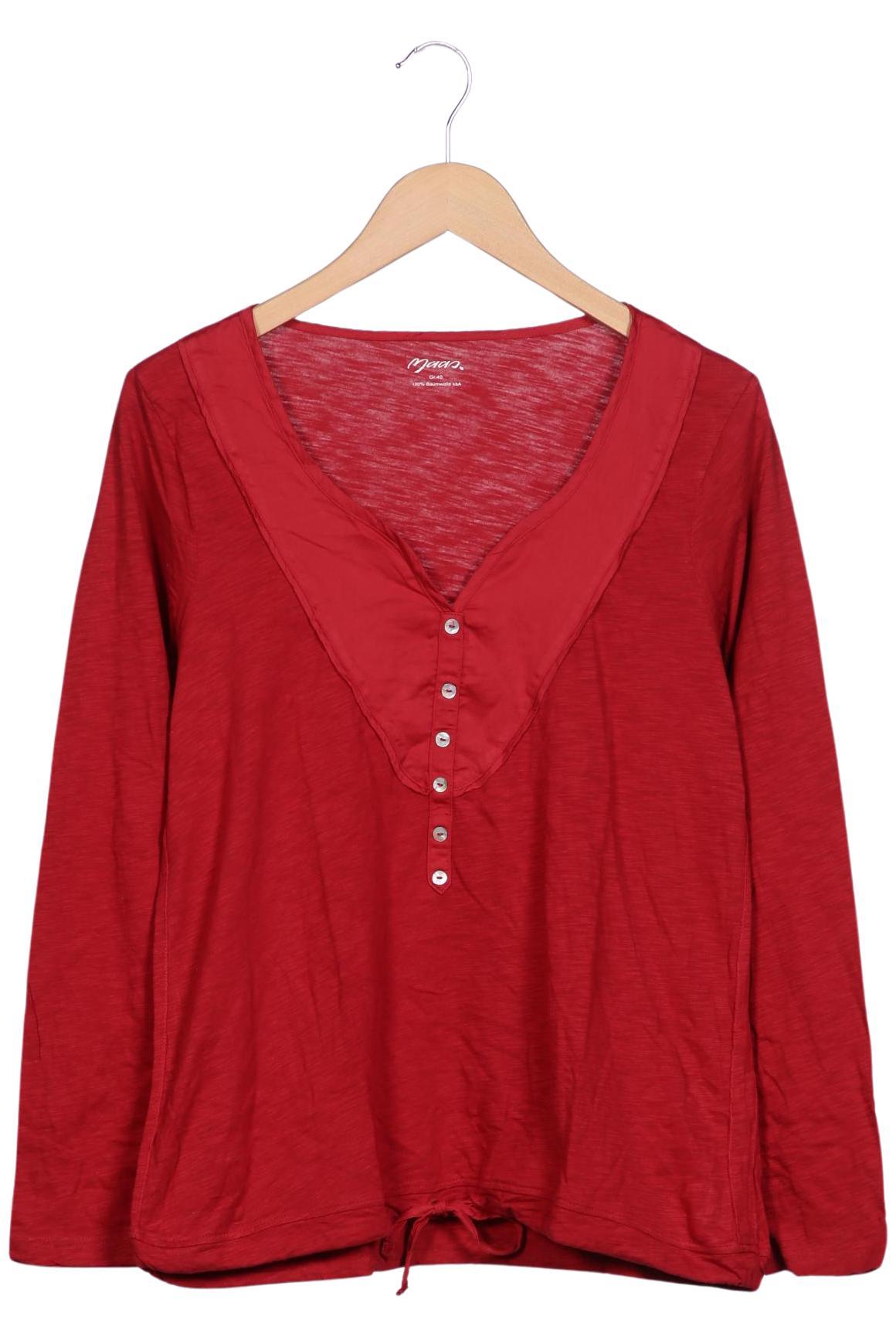 

Maas Damen Langarmshirt, rot, Gr. 40