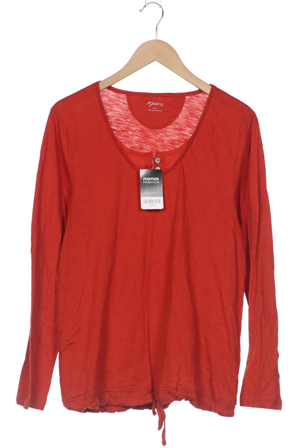 

Maas Damen Langarmshirt, rot, Gr. 44