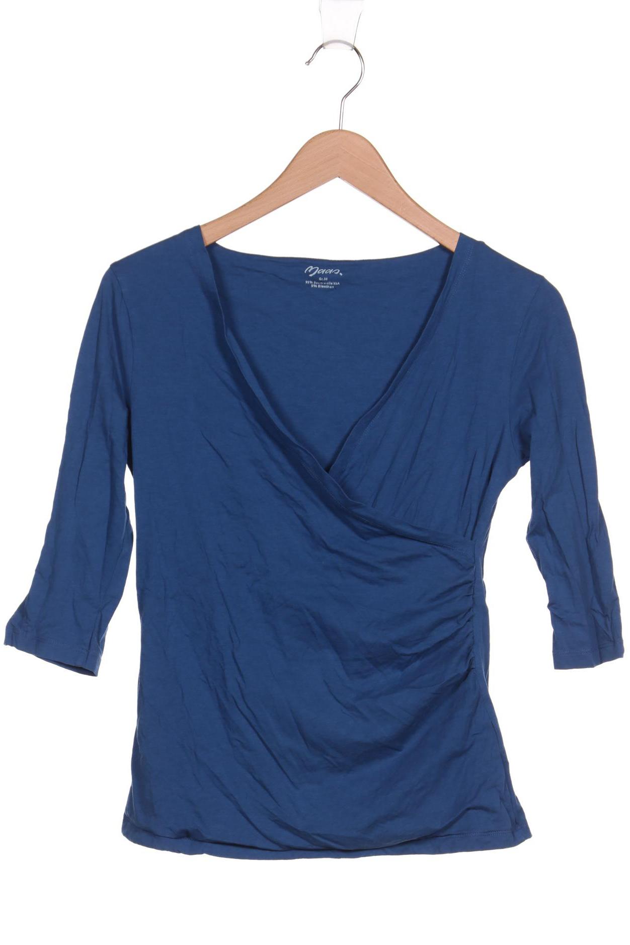 

Maas Damen Langarmshirt, blau, Gr. 38