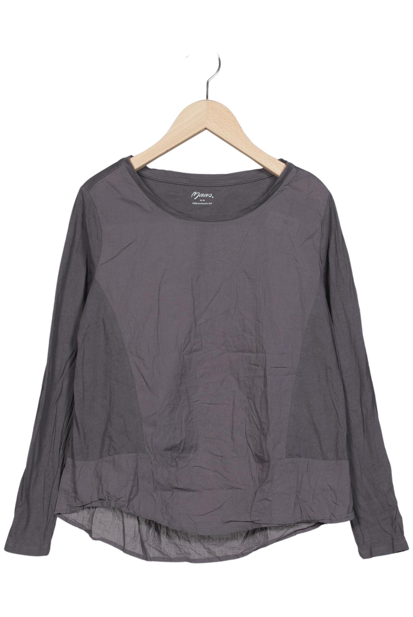 

Maas Damen Langarmshirt, grau, Gr. 36