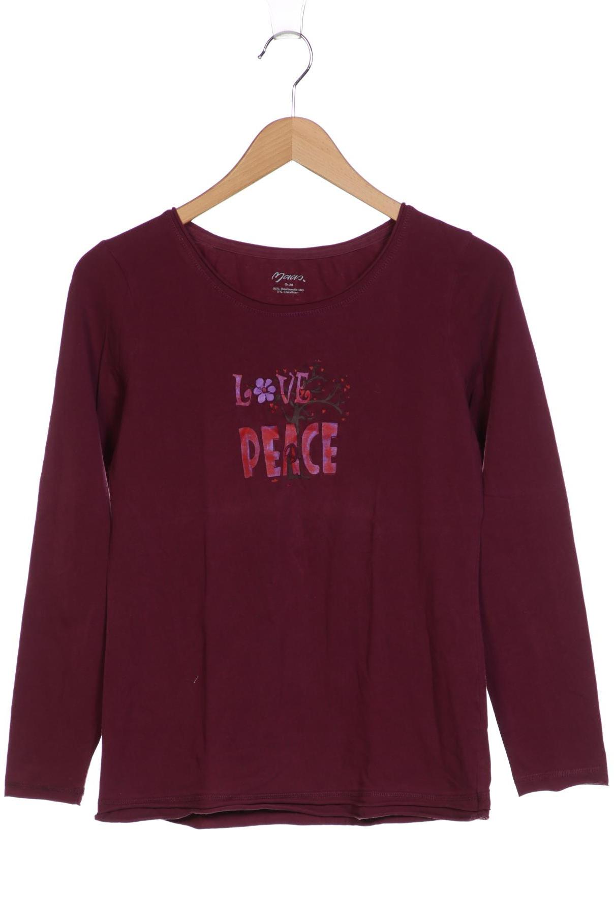 

Maas Damen Langarmshirt, bordeaux, Gr. 38