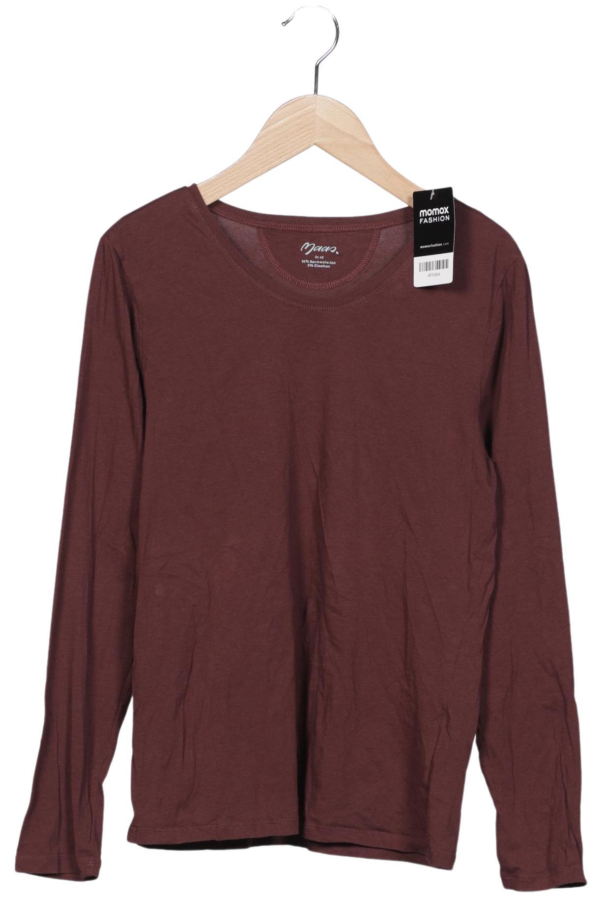 

Maas Damen Langarmshirt, bordeaux, Gr. 40