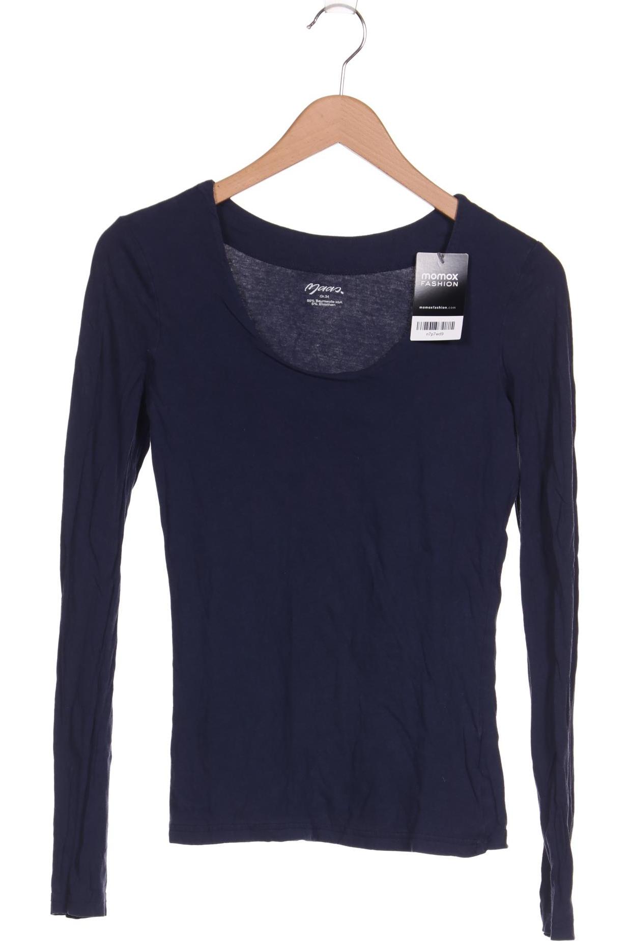 

Maas Damen Langarmshirt, marineblau