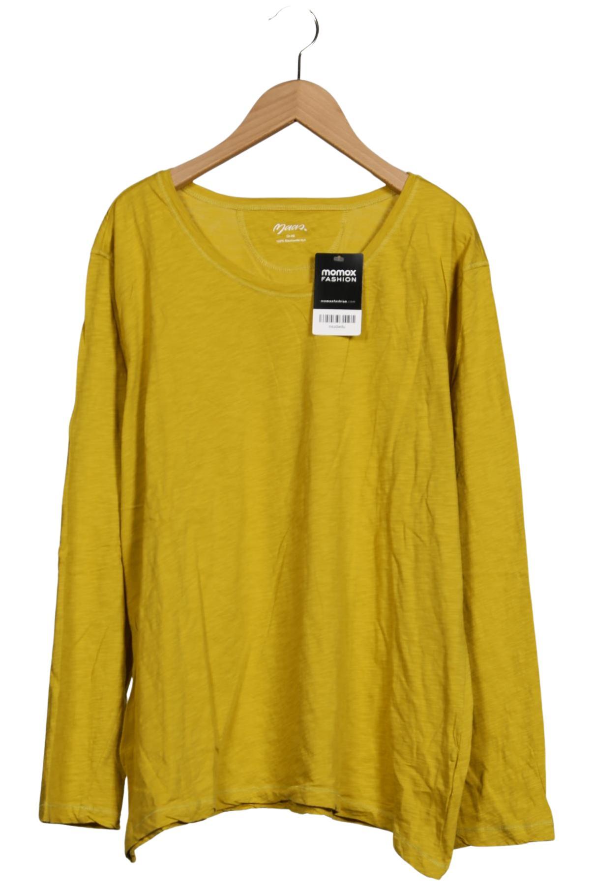 

Maas Damen Langarmshirt, gelb, Gr. 48