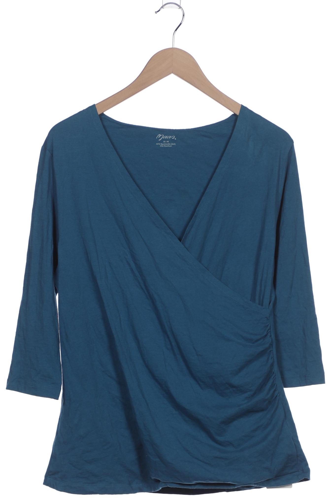 

Maas Damen Langarmshirt, blau, Gr. 46