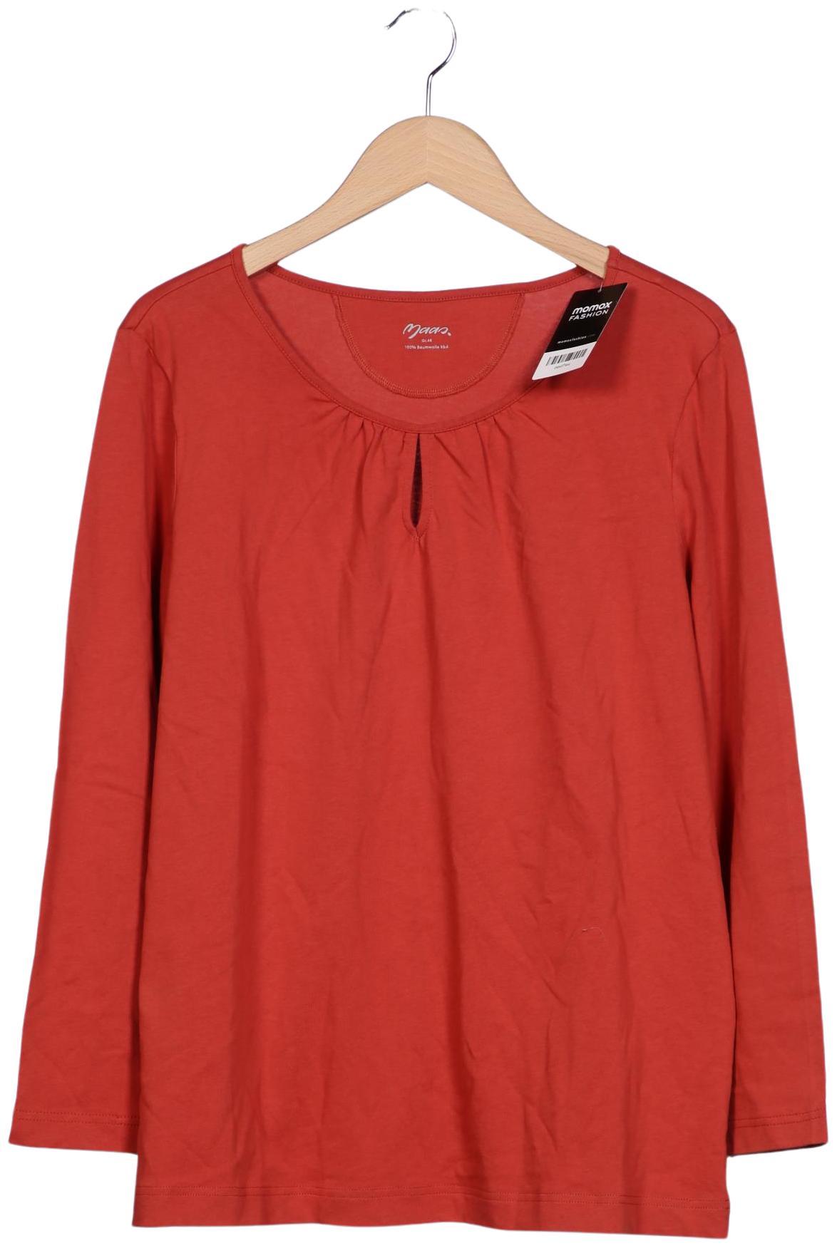 

Maas Damen Langarmshirt, rot, Gr. 46