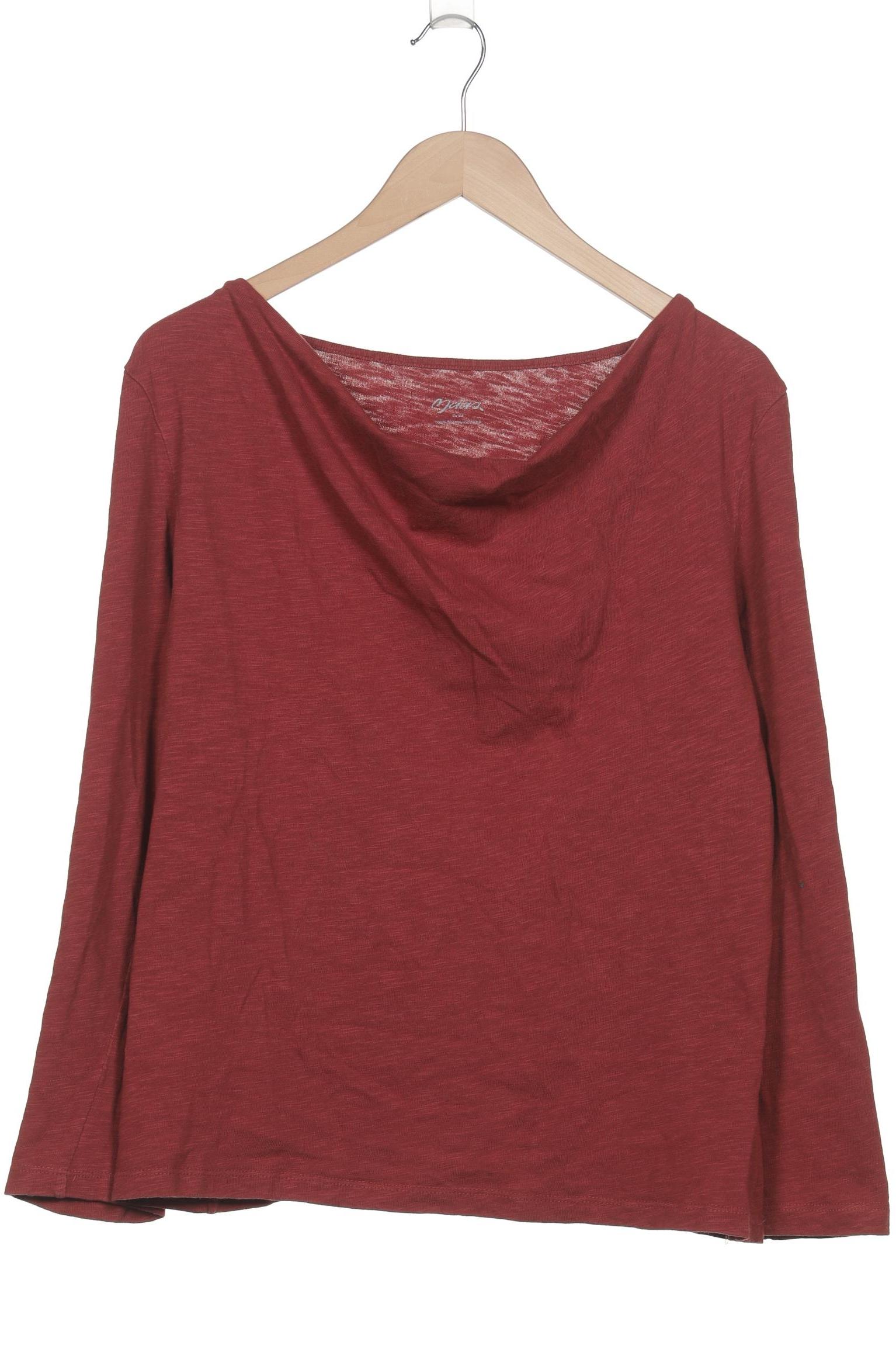 

Maas Damen Langarmshirt, bordeaux, Gr. 44