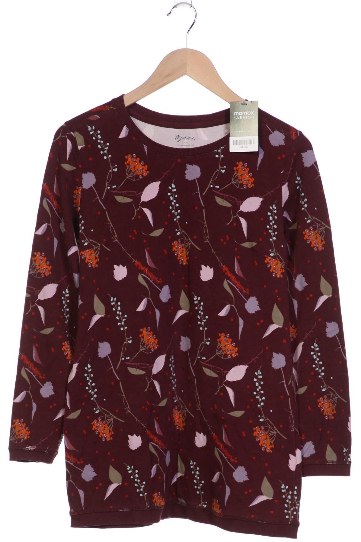 

Maas Damen Langarmshirt, bordeaux, Gr. 36