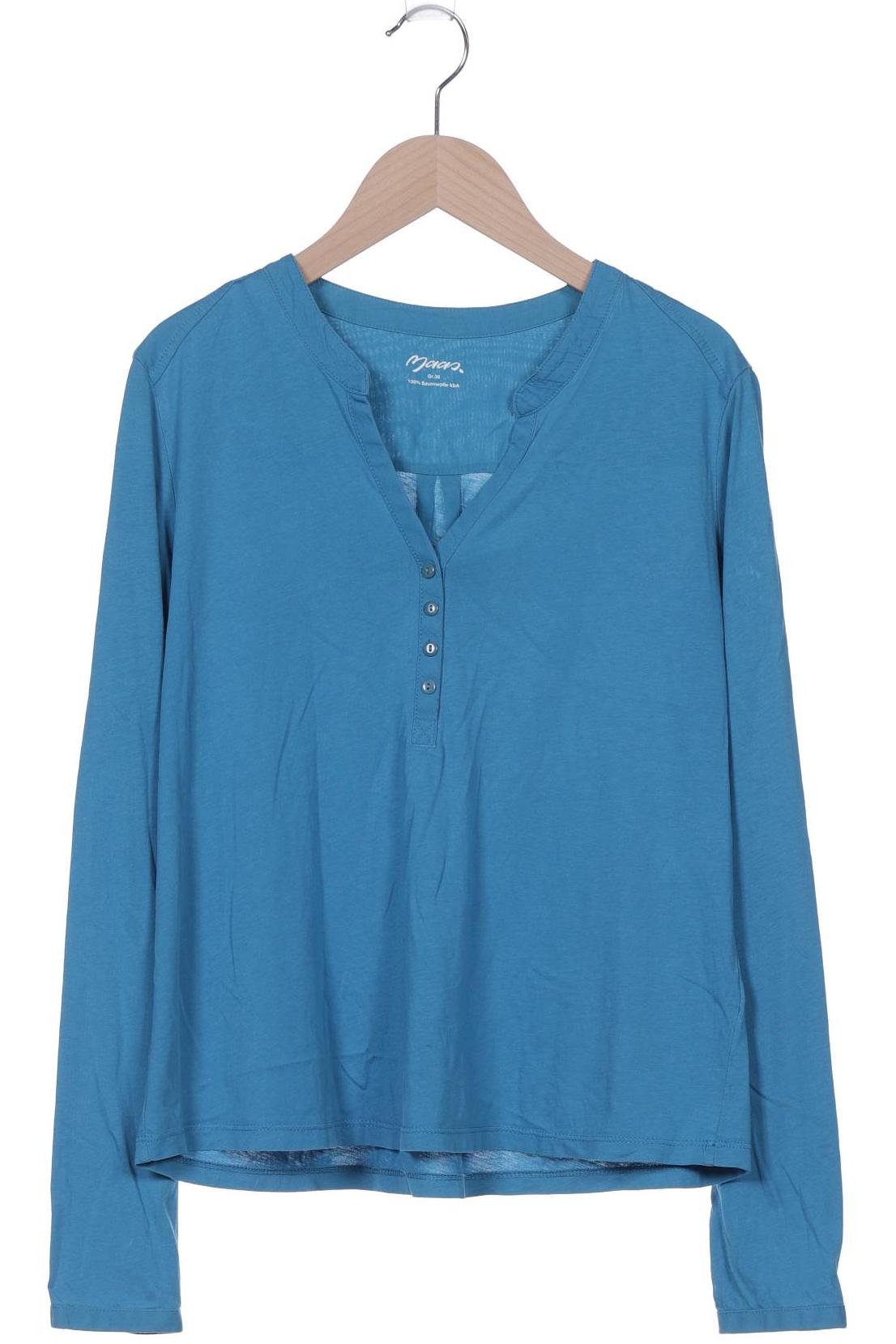

Maas Damen Langarmshirt, blau, Gr. 36