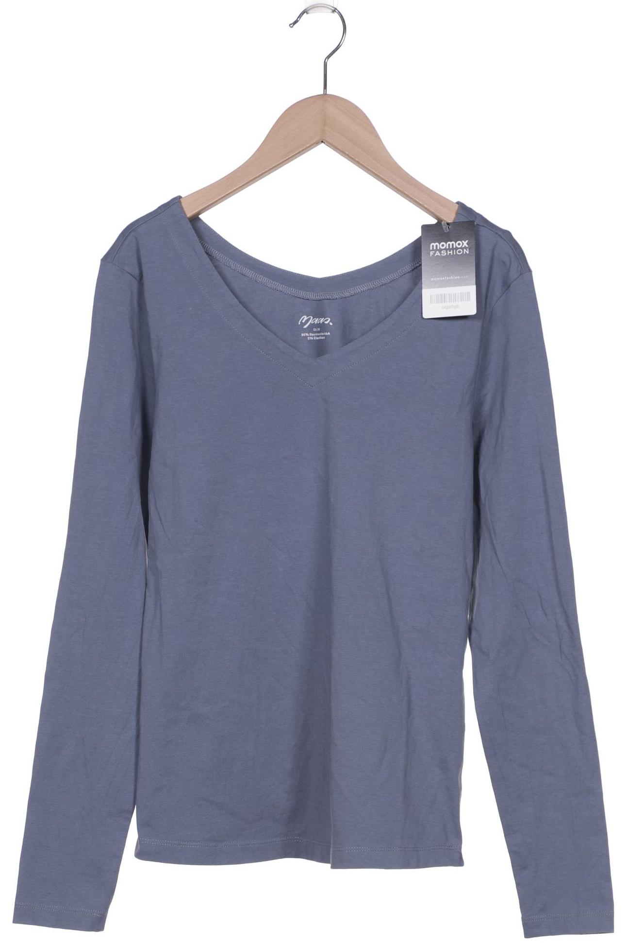

Maas Damen Langarmshirt, blau, Gr. 36