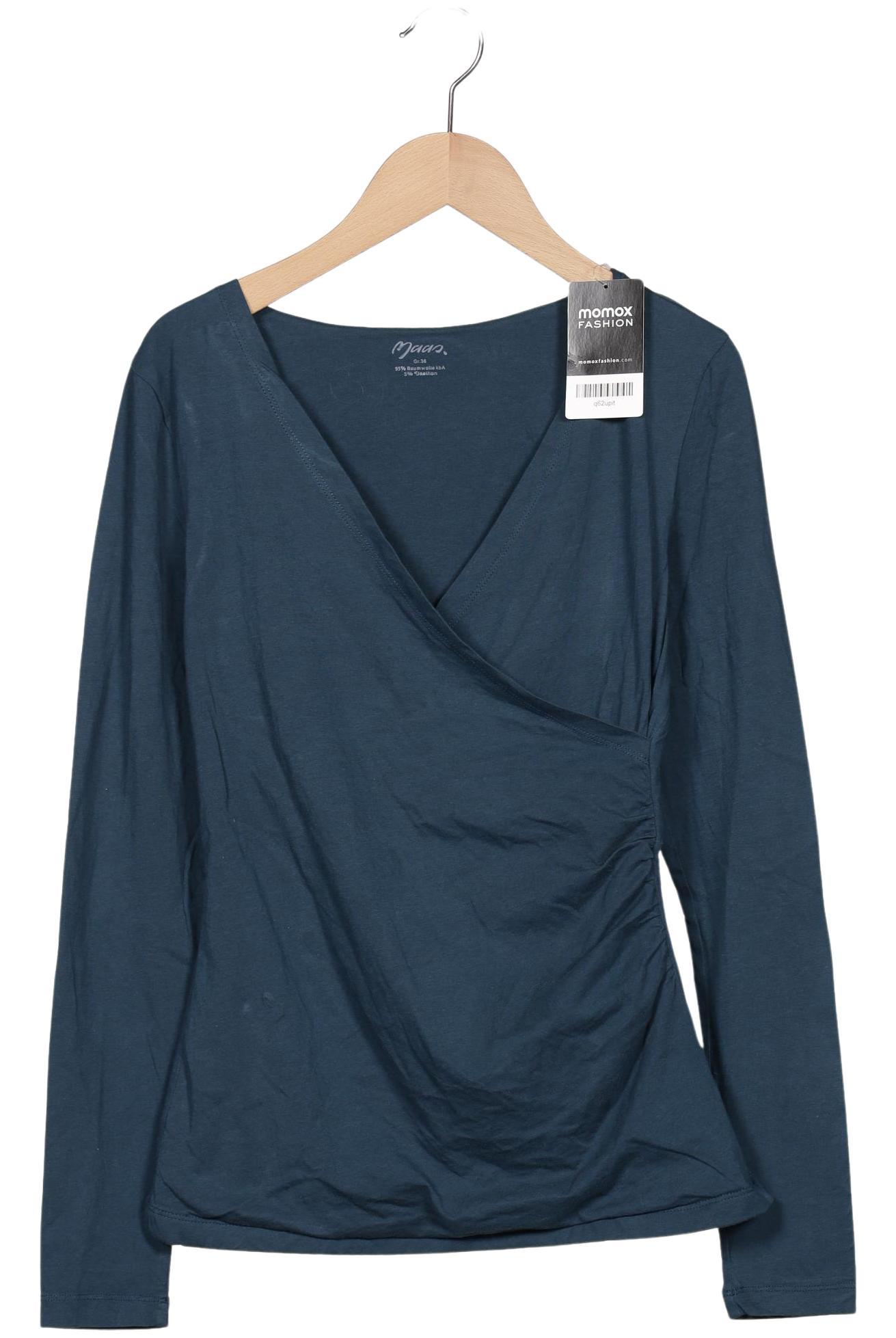 

Maas Damen Langarmshirt, blau, Gr. 36