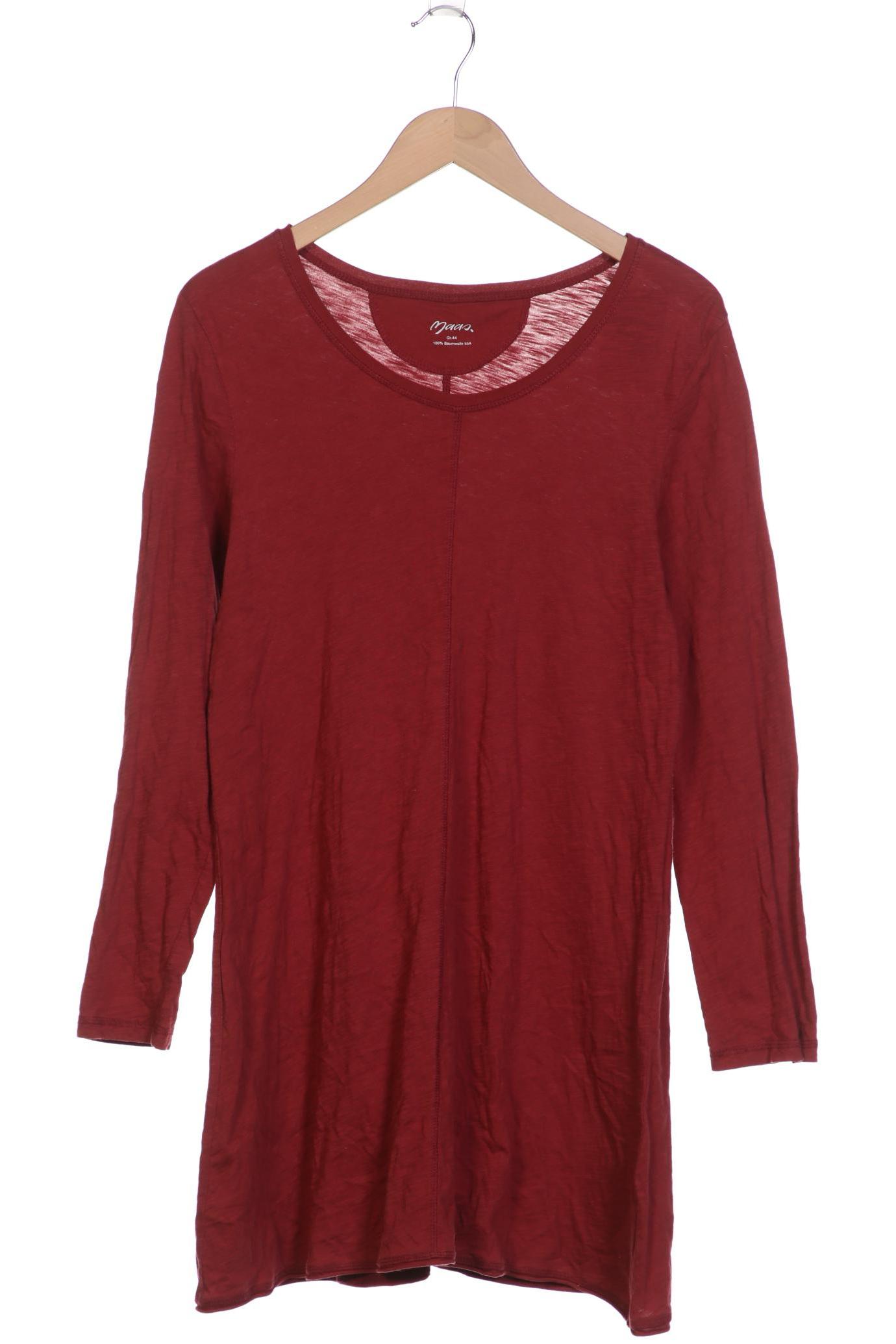 

Maas Damen Langarmshirt, bordeaux, Gr. 44