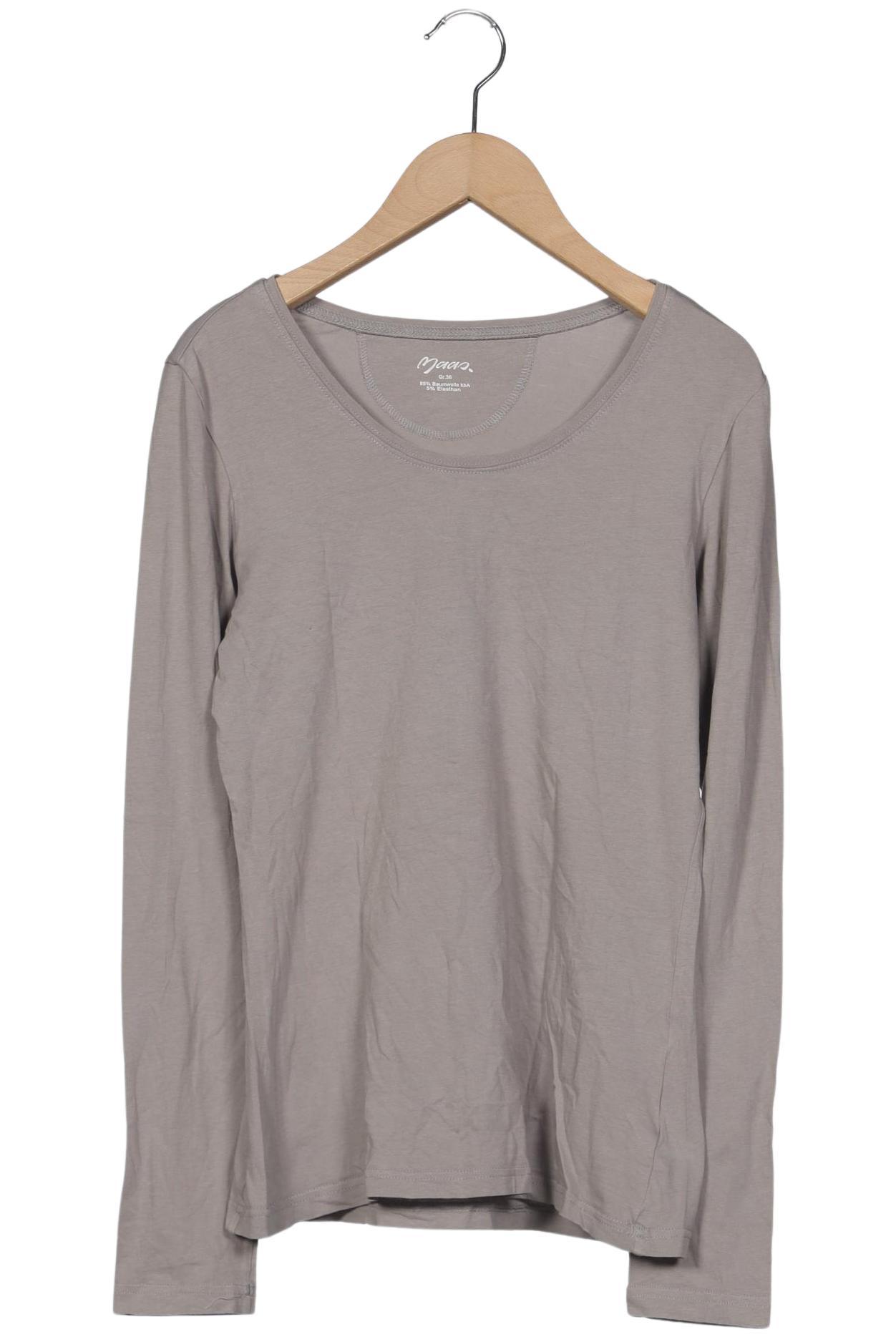 

Maas Damen Langarmshirt, grau, Gr. 36