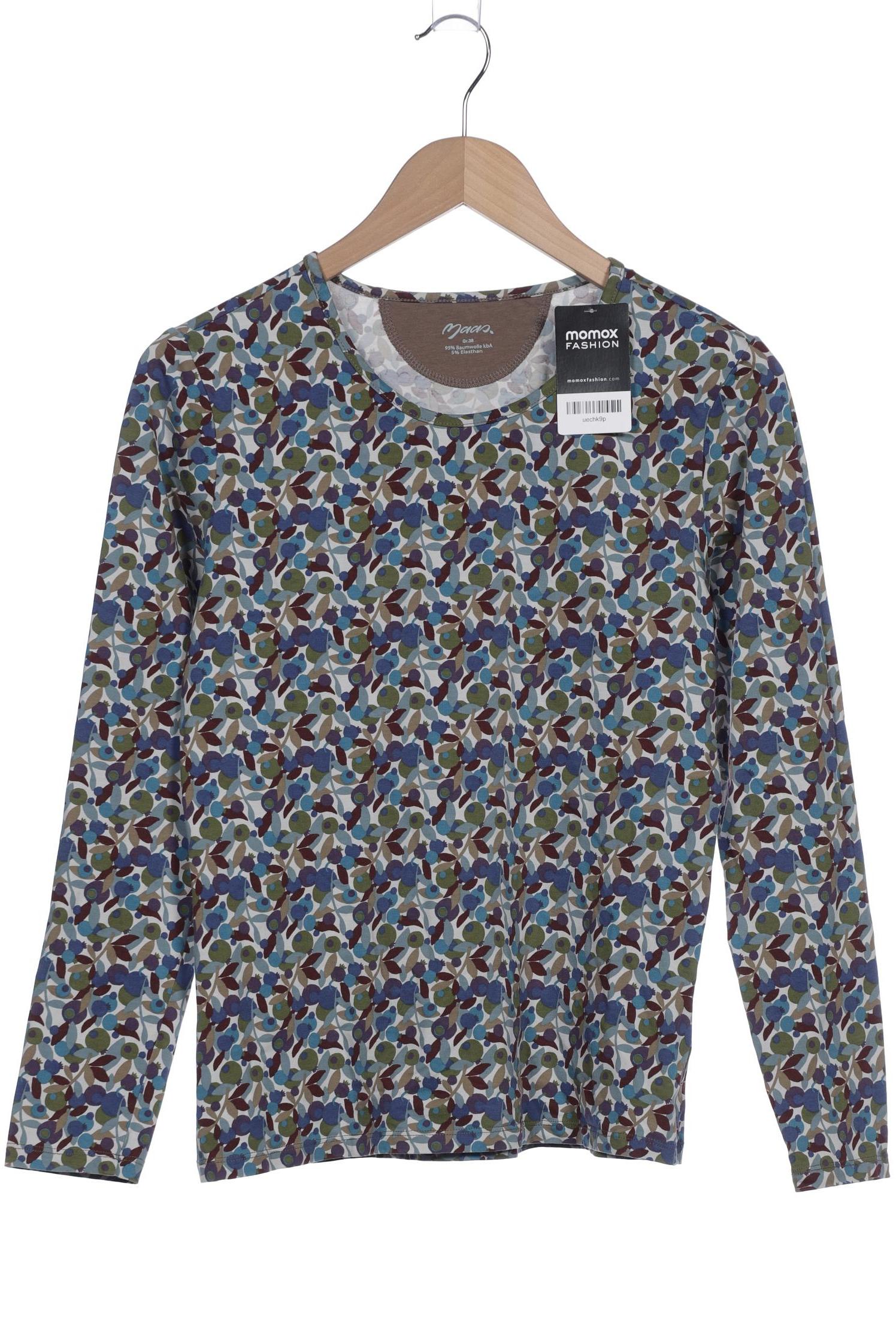 

Maas Damen Langarmshirt, blau, Gr. 38